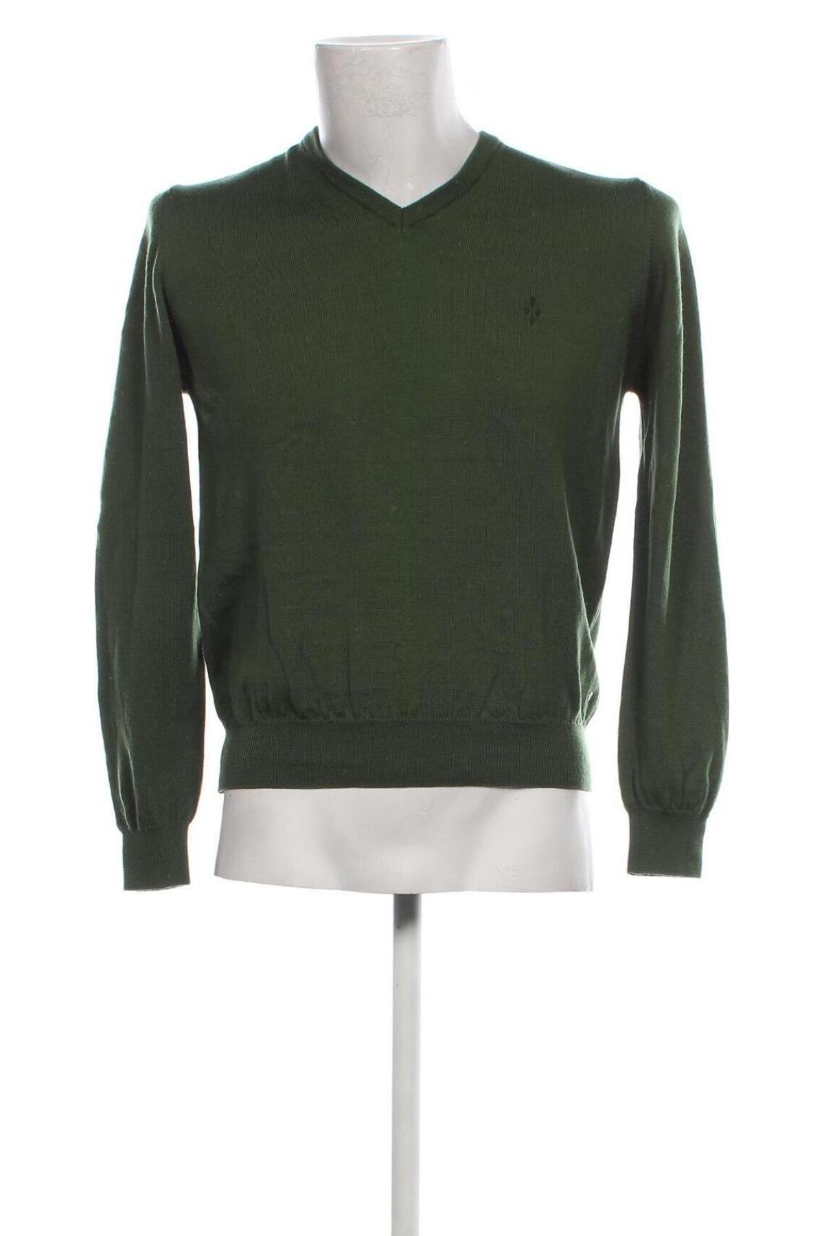 Herrenpullover Burlington, Größe M, Farbe Grün, Preis 10,29 €