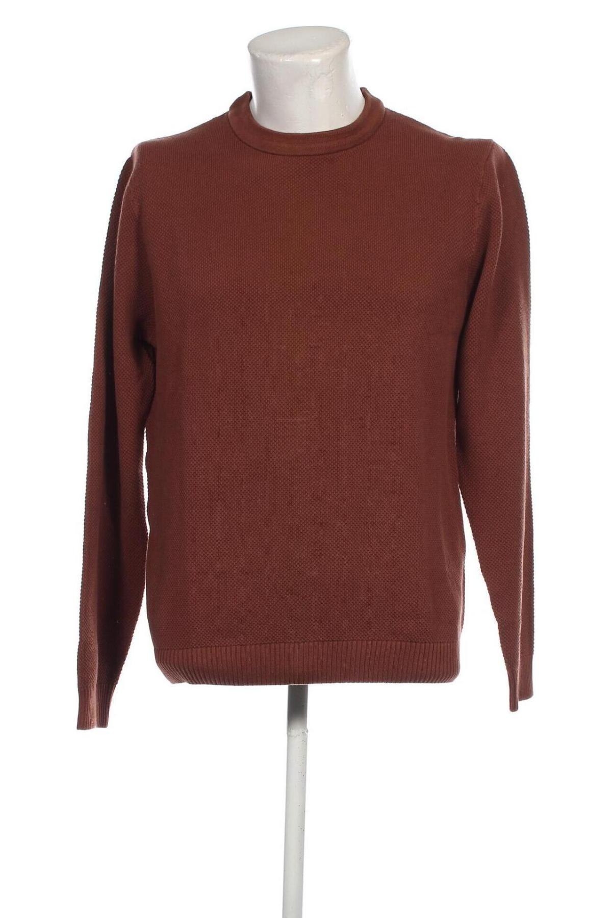 Herrenpullover Burton of London, Größe L, Farbe Braun, Preis 20,24 €