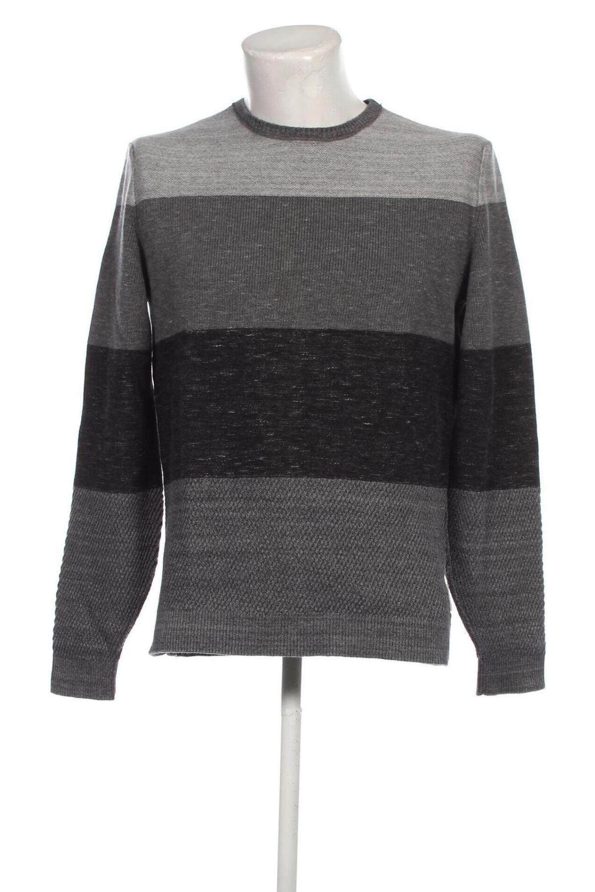 Herrenpullover Calvin Klein, Größe L, Farbe Grau, Preis 21,99 €