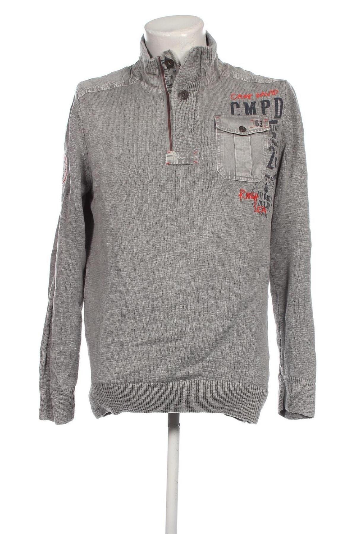 Herrenpullover Camp David, Größe XL, Farbe Grau, Preis € 43,14