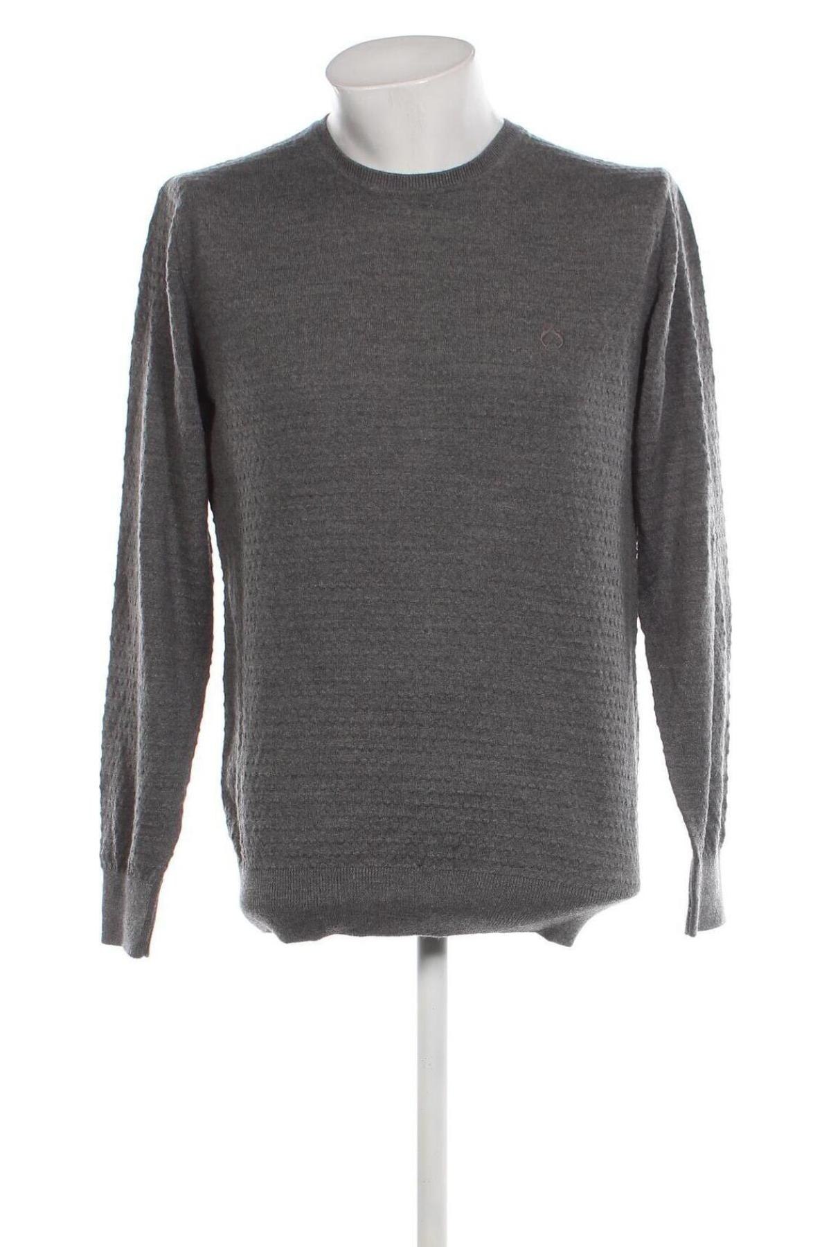 Herrenpullover Claudio Campione, Größe M, Farbe Grau, Preis € 8,49