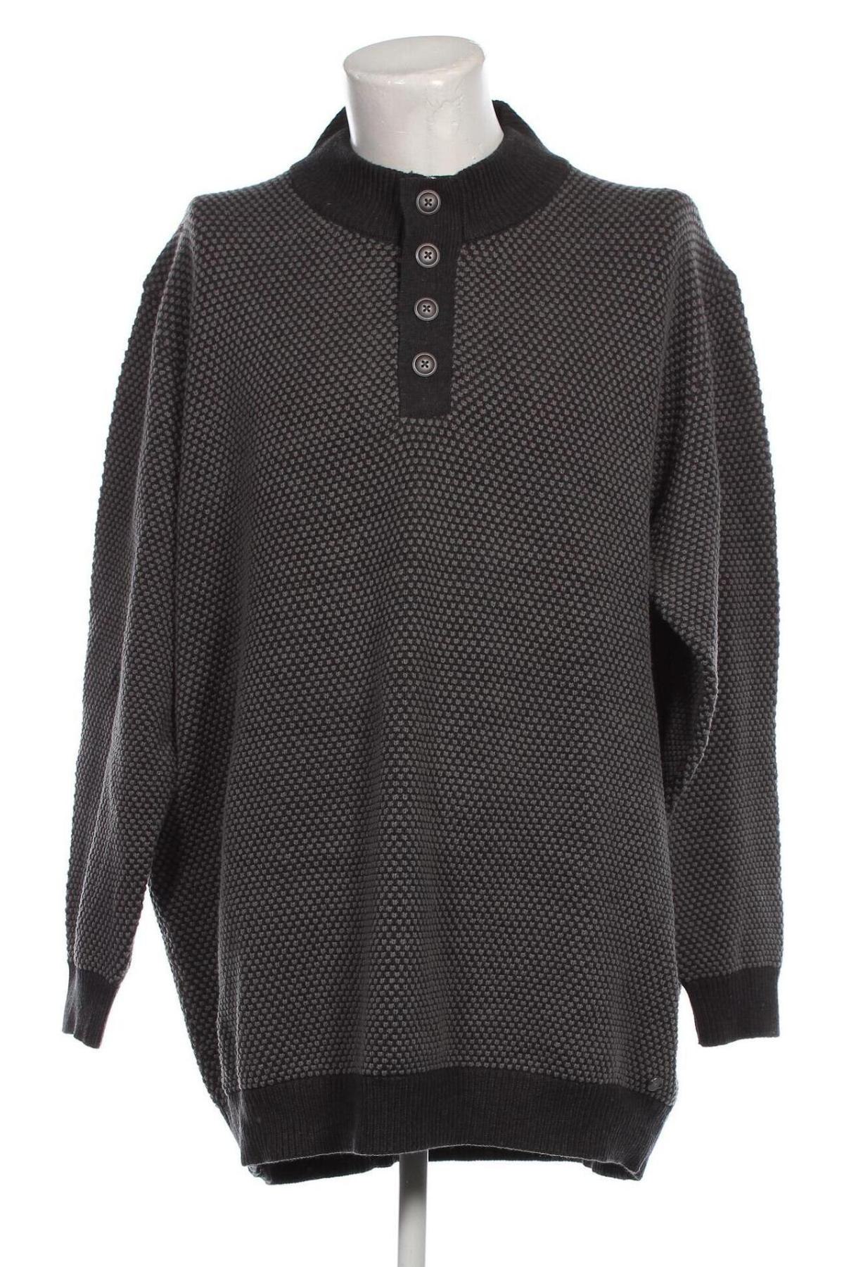 Мъжки пуловер Casa Moda, Размер 5XL, Цвят Сив, Цена 46,50 лв.