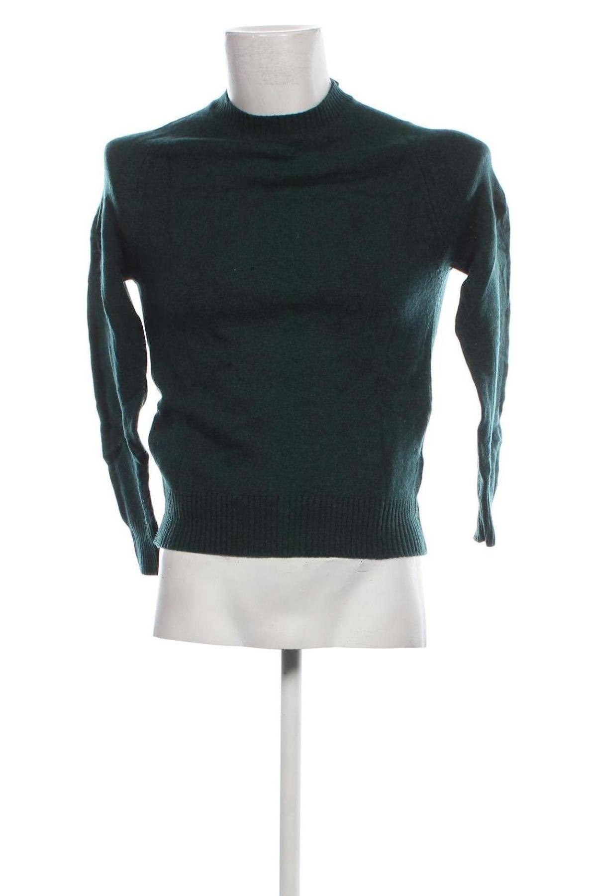 Мъжки пуловер Celio, Размер S, Цвят Зелен, Цена 13,05 лв.
