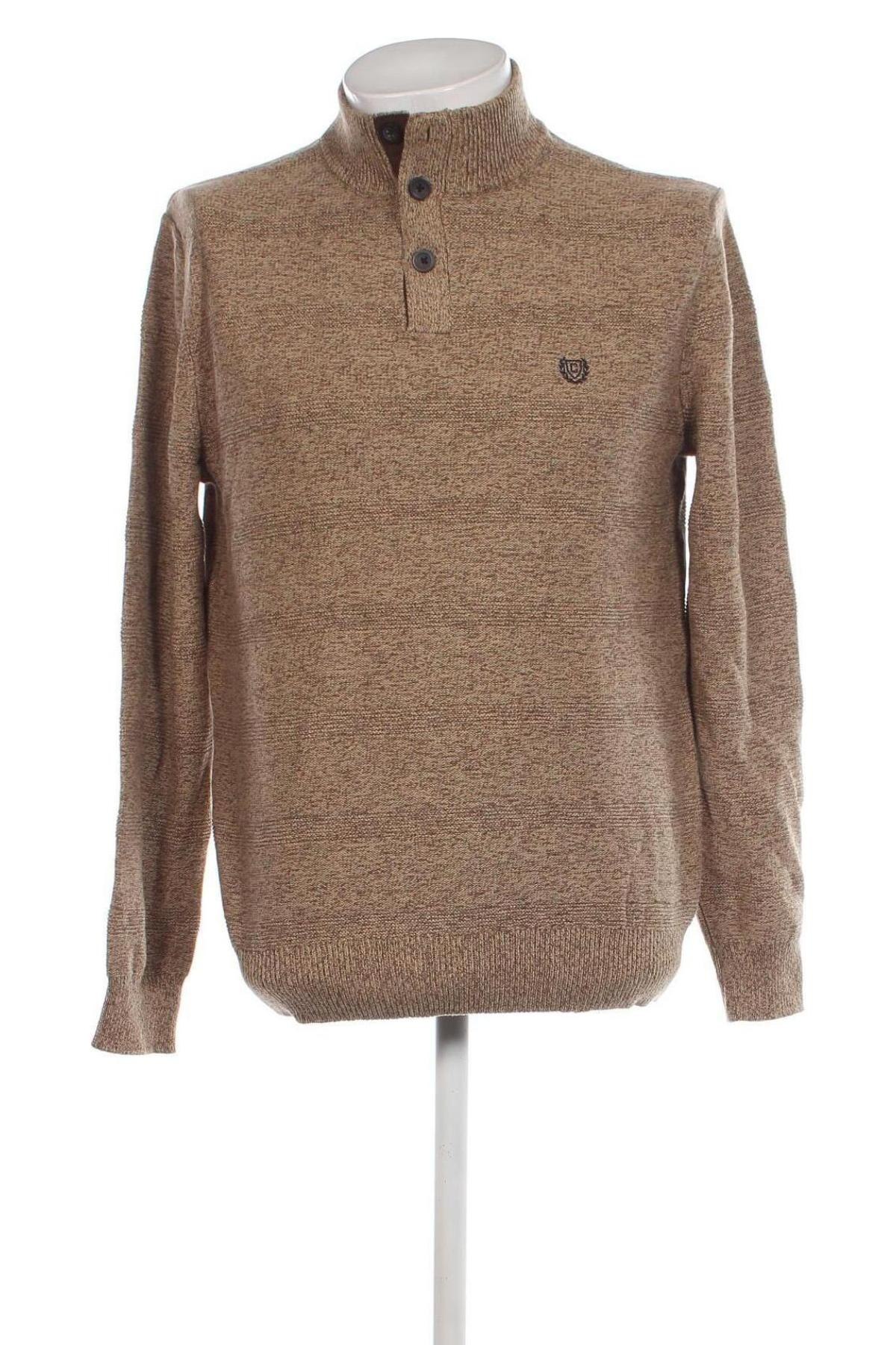 Ανδρικό πουλόβερ Chaps, Μέγεθος M, Χρώμα  Μπέζ, Τιμή 8,43 €