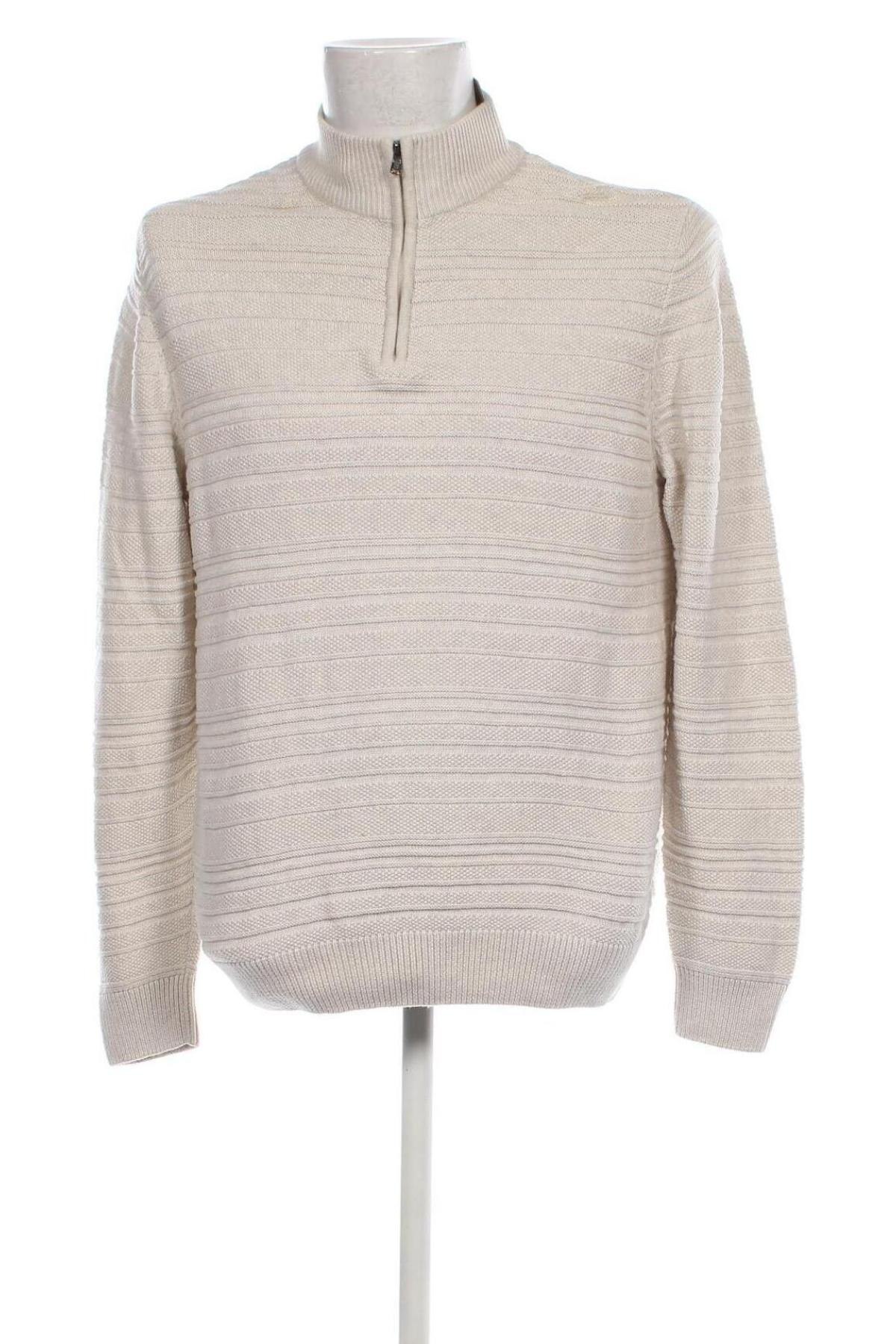 Herrenpullover Chaps, Größe L, Farbe Beige, Preis 7,49 €