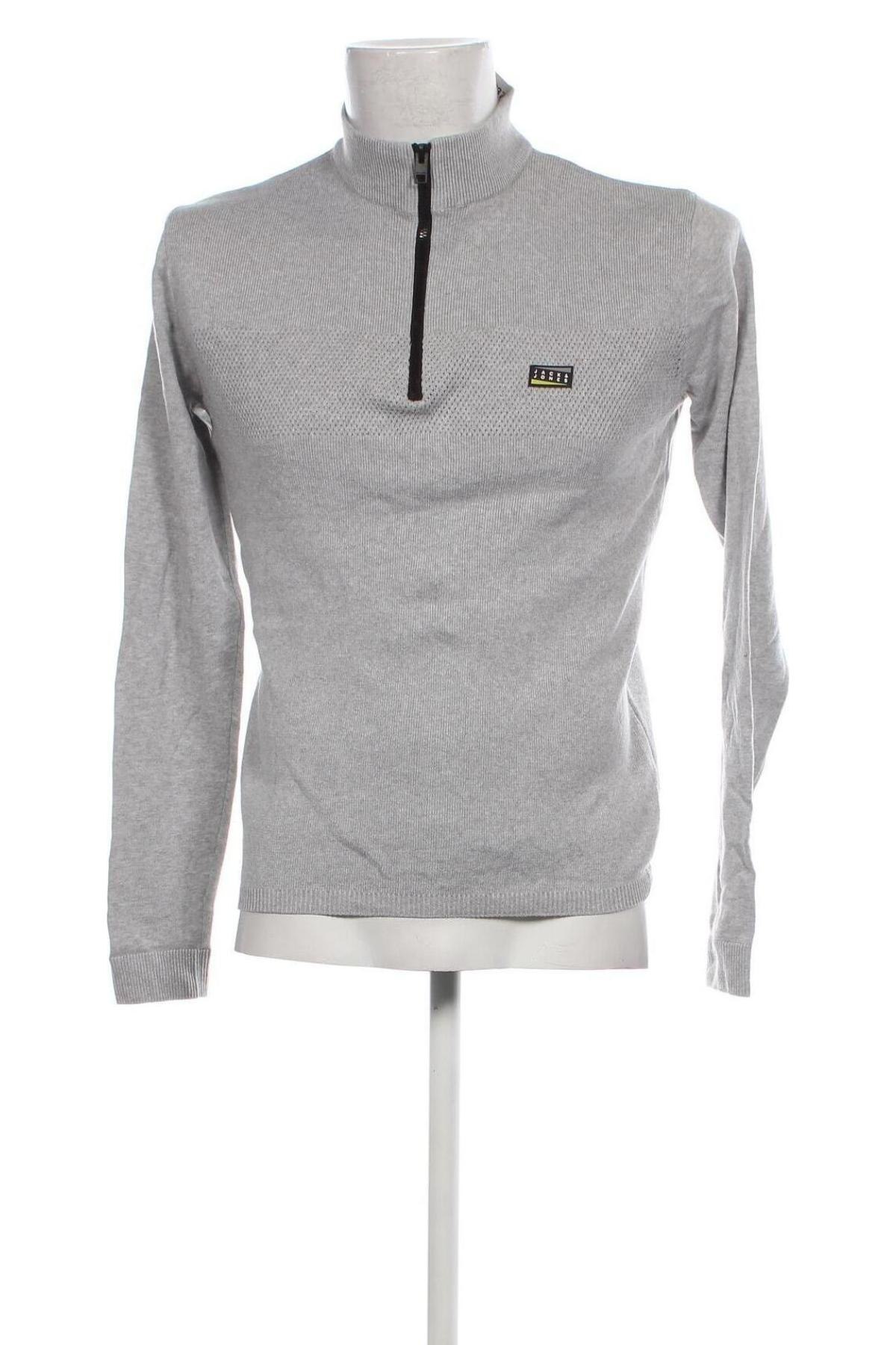 Herrenpullover Core By Jack & Jones, Größe S, Farbe Grau, Preis 10,65 €