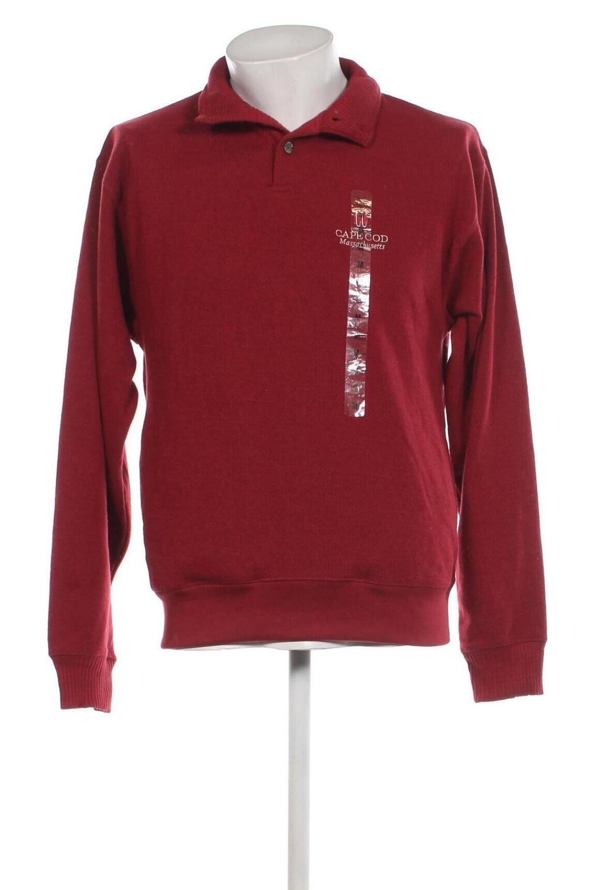 Herrenpullover Cuffy's, Größe M, Farbe Rot, Preis 30,69 €