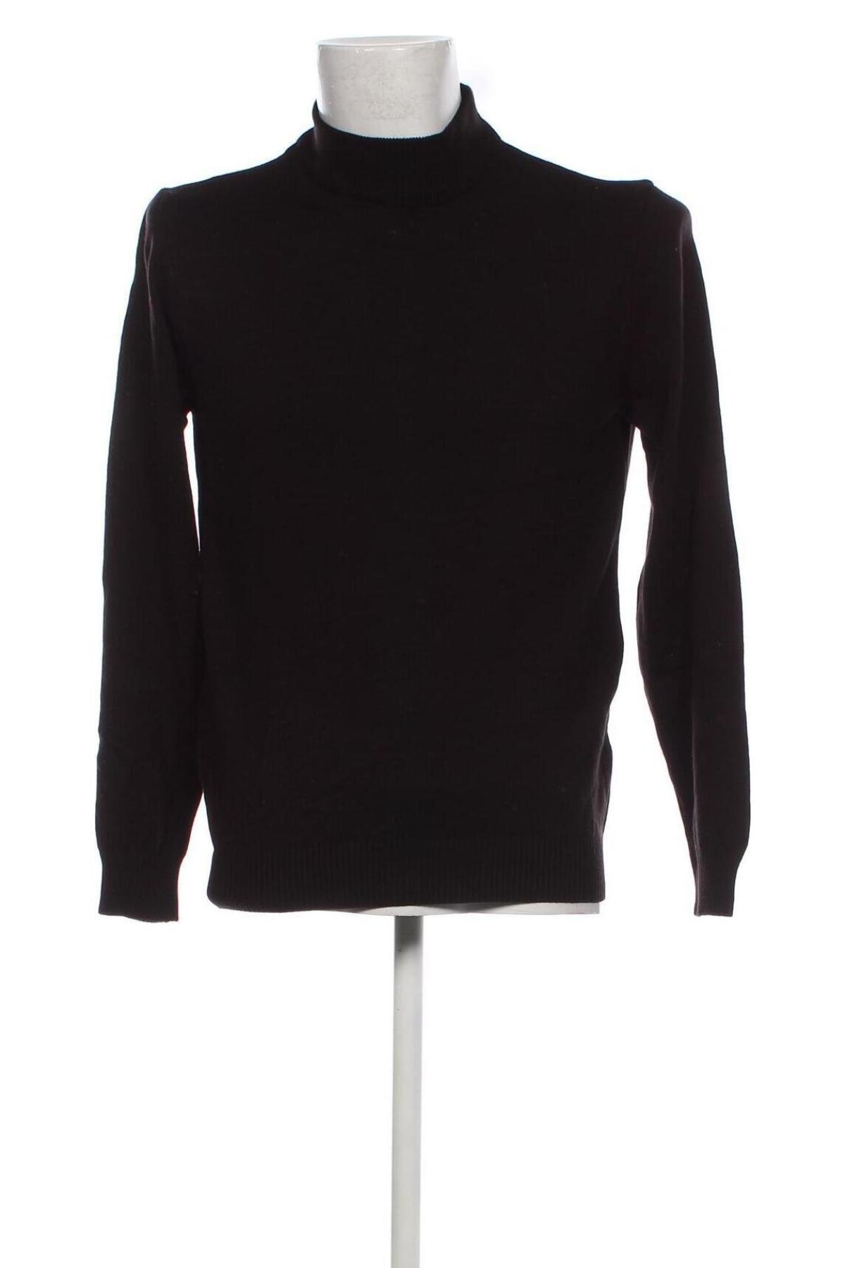 Мъжки пуловер Defacto, Размер L, Цвят Черен, Цена 13,63 лв.