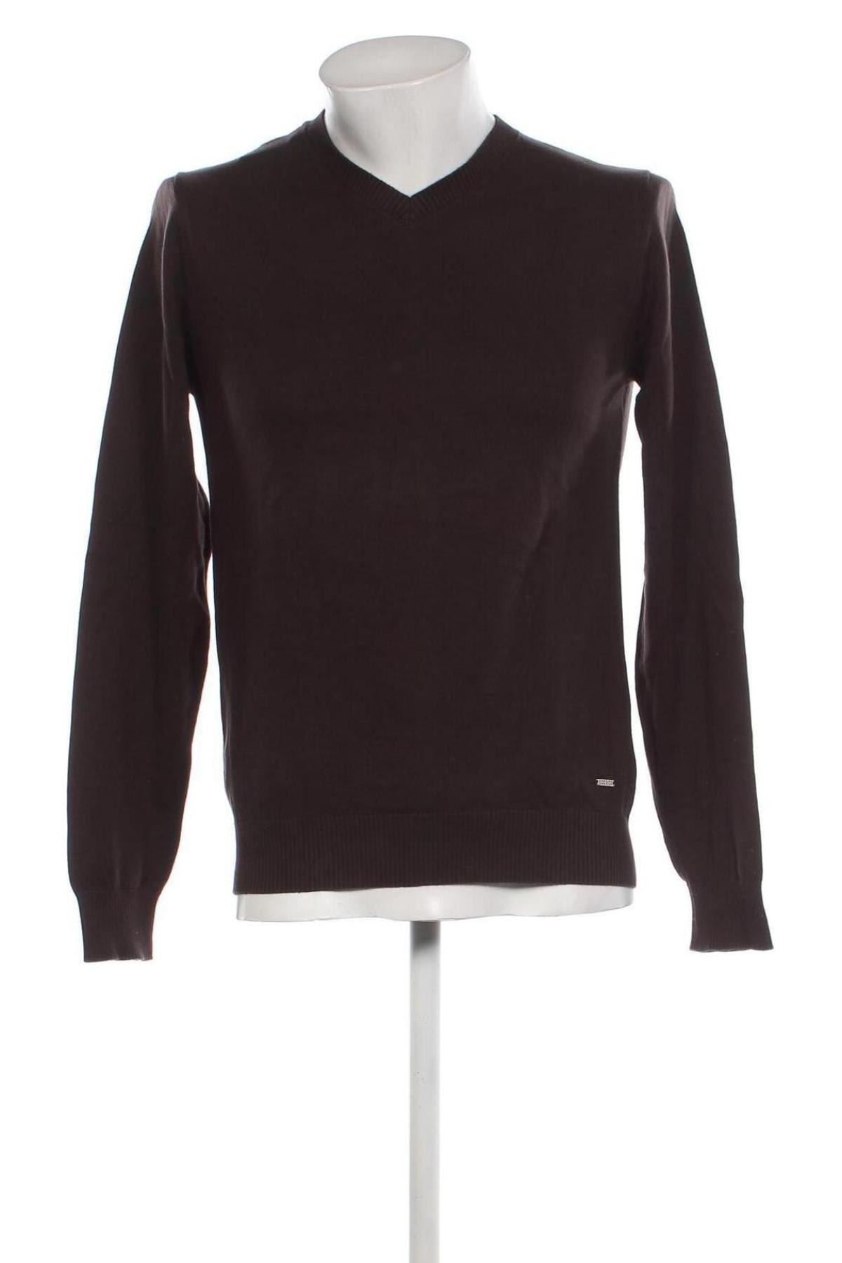 Męski sweter Edc By Esprit, Rozmiar M, Kolor Brązowy, Cena 38,99 zł