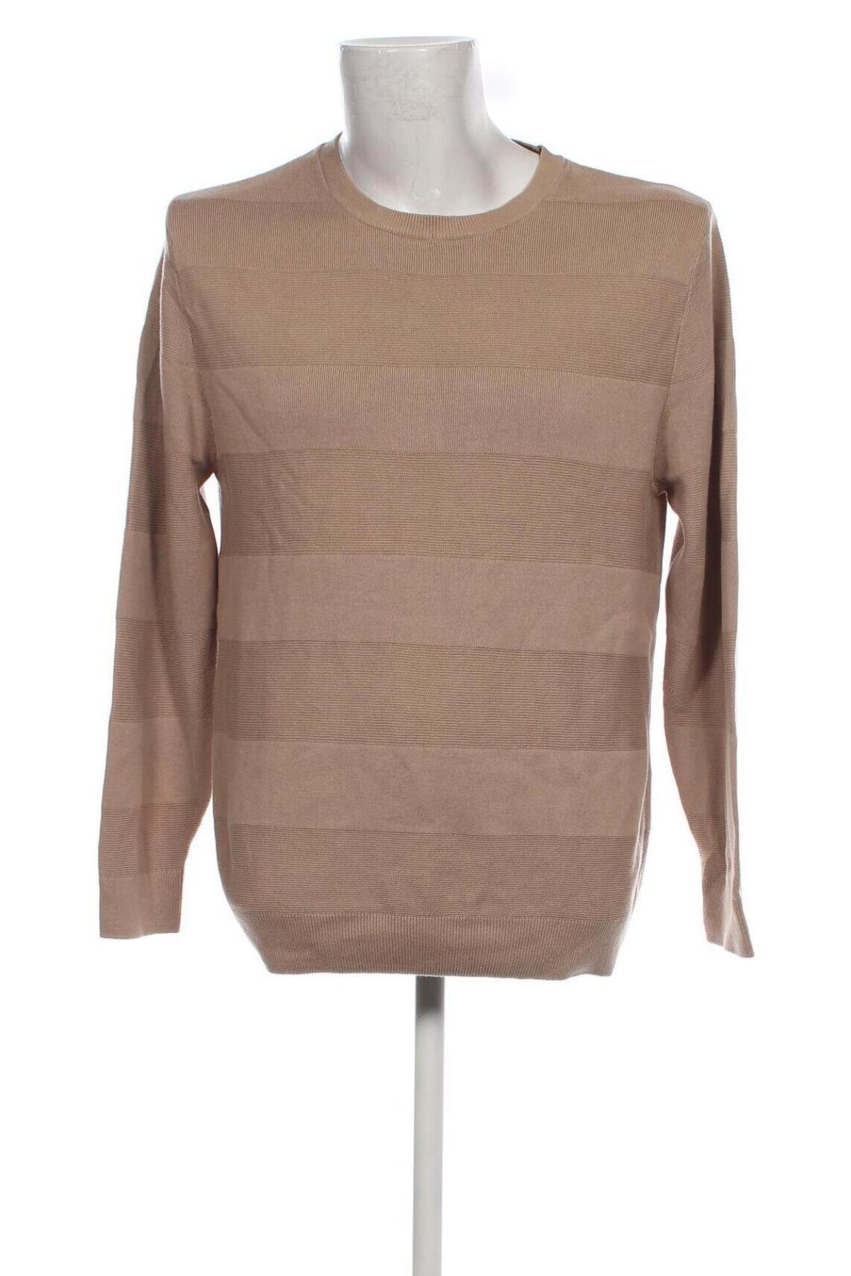 Herrenpullover FSBN, Größe L, Farbe Beige, Preis € 7,49