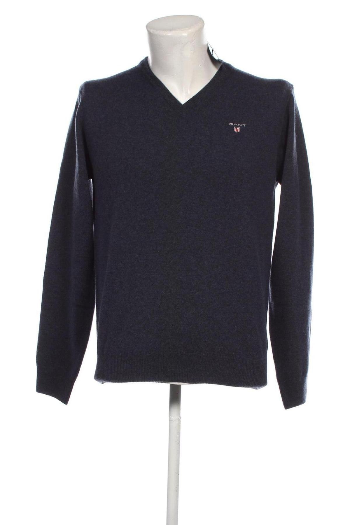 Herrenpullover Gant, Größe M, Farbe Blau, Preis 57,83 €