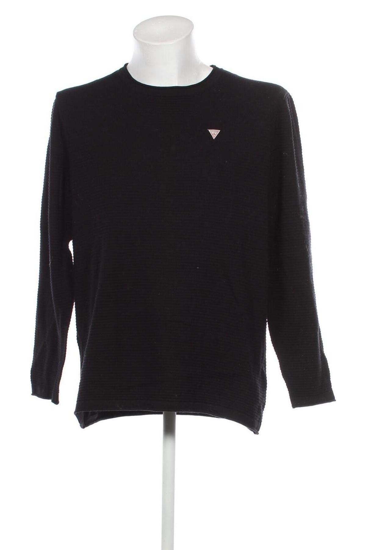 Ανδρικό πουλόβερ Guess, Μέγεθος XL, Χρώμα Μαύρο, Τιμή 35,75 €