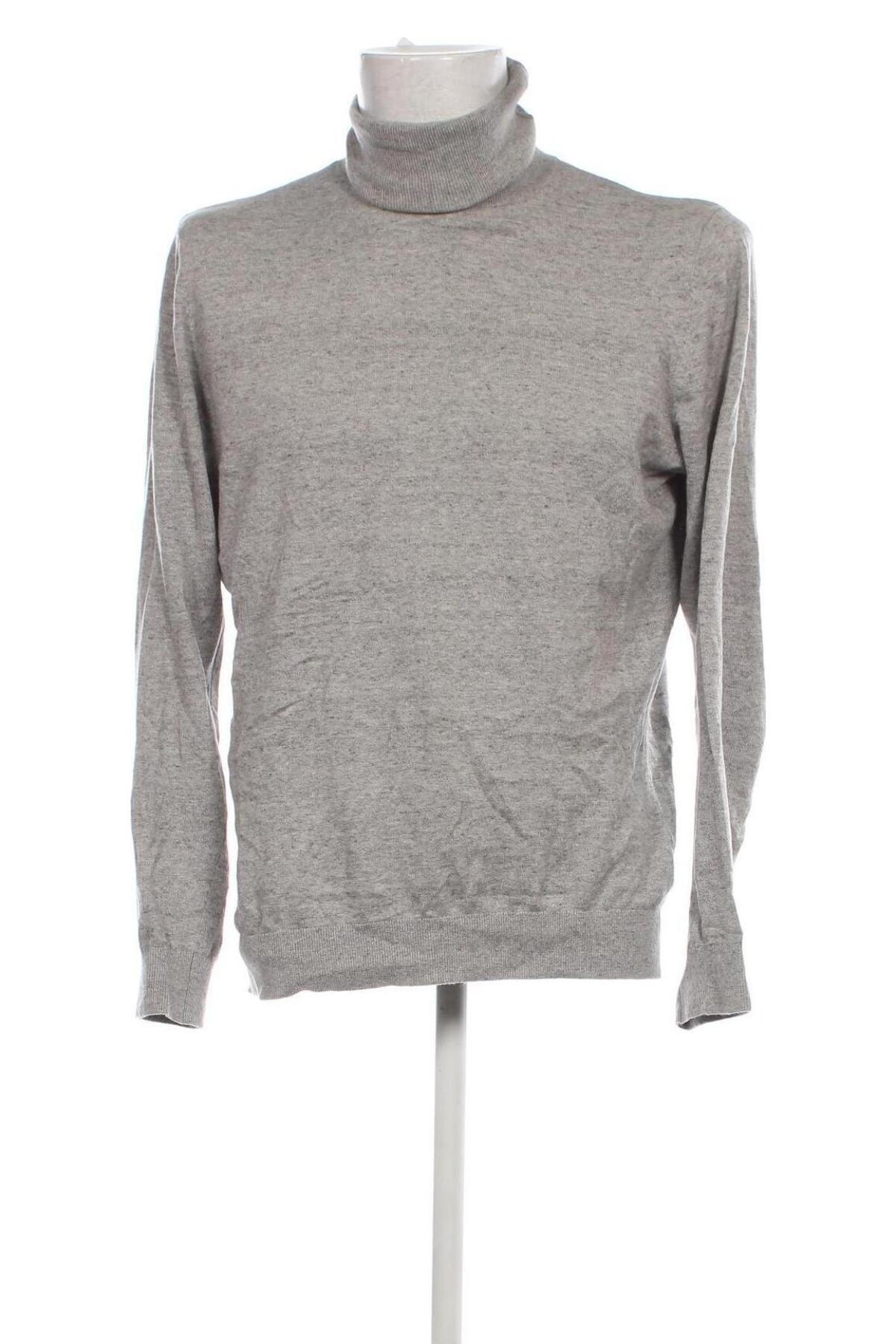 Мъжки пуловер H&M, Размер L, Цвят Сив, Цена 16,24 лв.