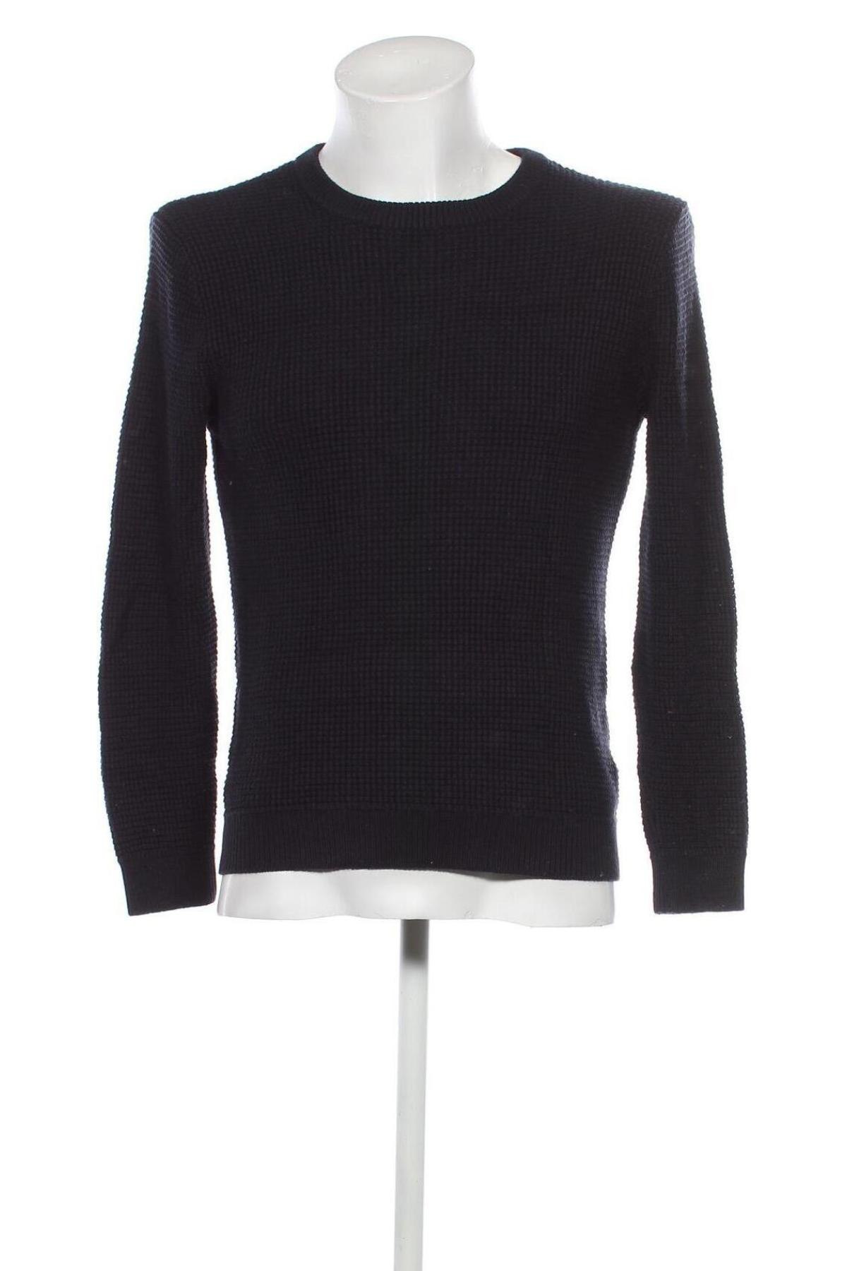 Мъжки пуловер H&M, Размер M, Цвят Син, Цена 13,92 лв.