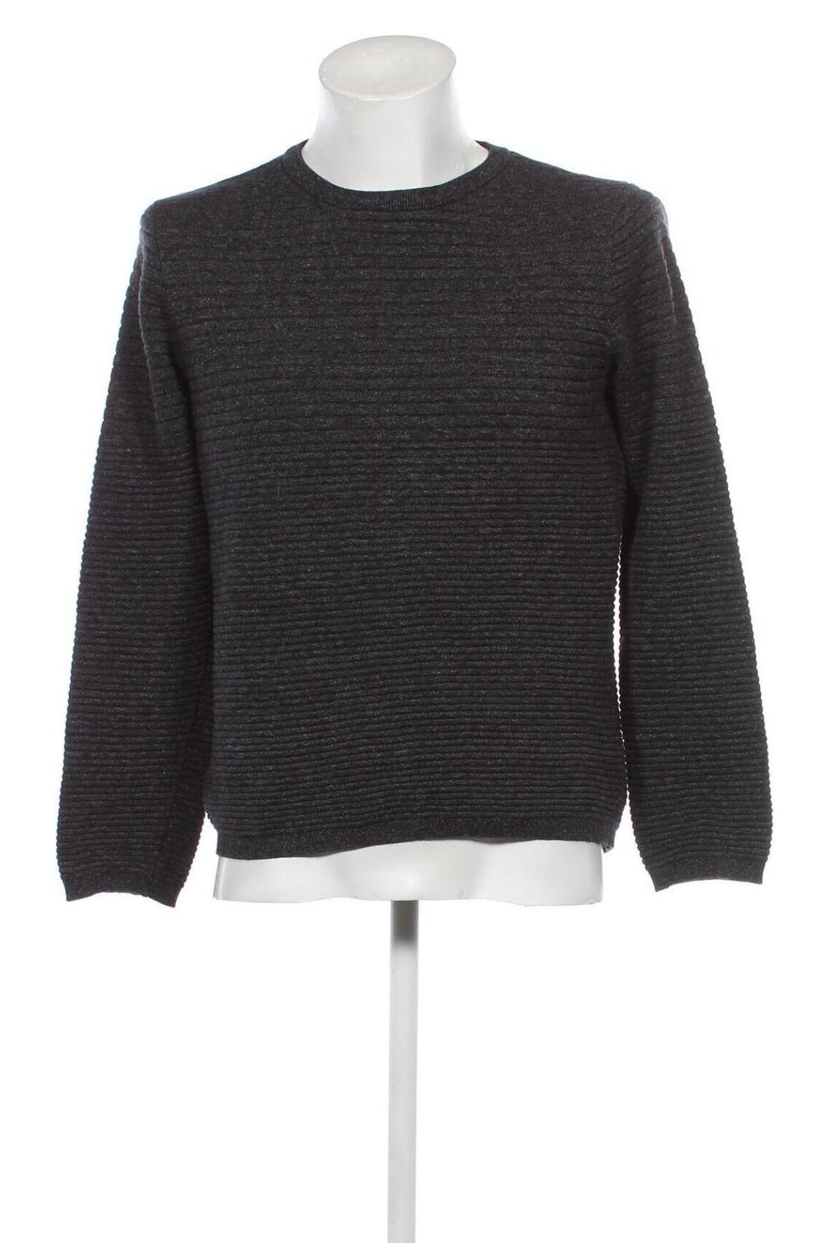 Herrenpullover H&M, Größe M, Farbe Grau, Preis 9,00 €