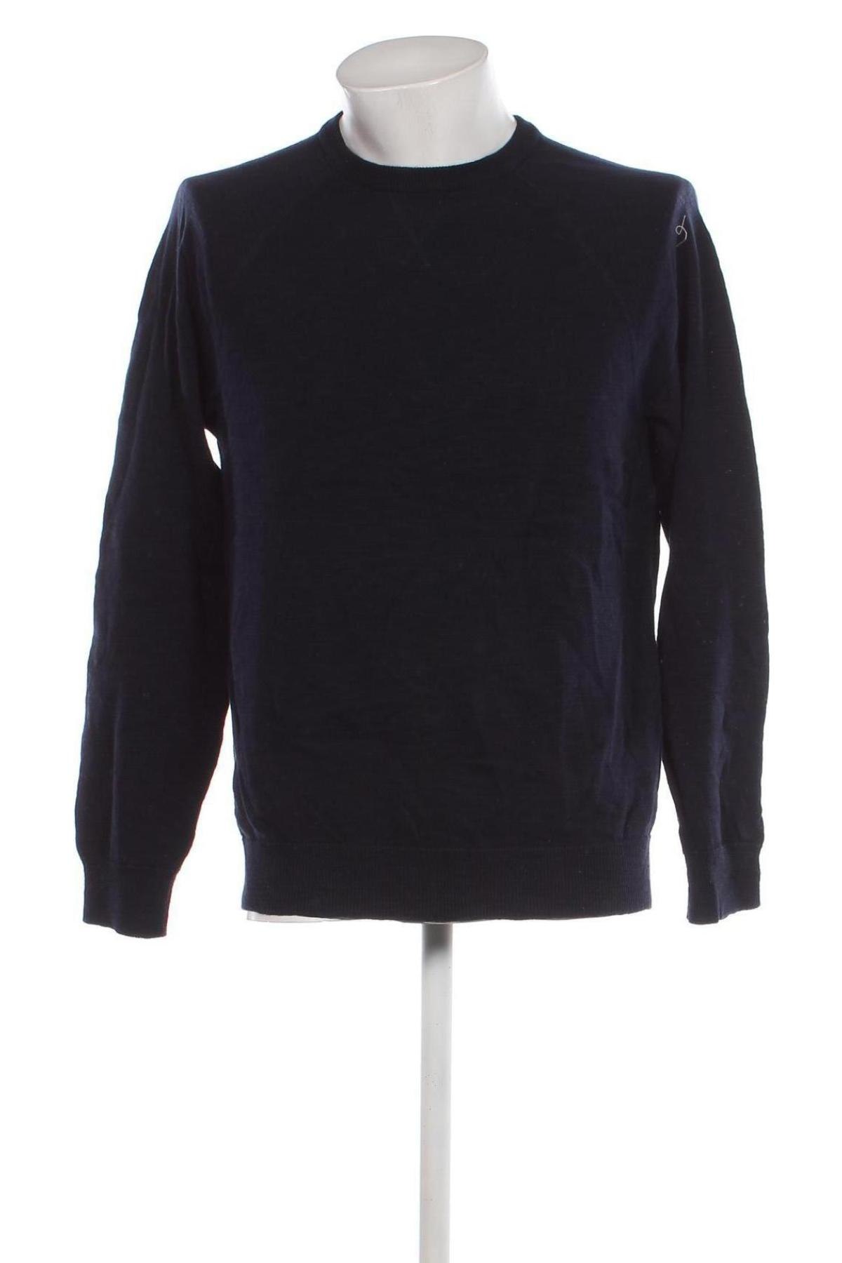 Мъжки пуловер H&M L.O.G.G., Размер L, Цвят Син, Цена 15,37 лв.