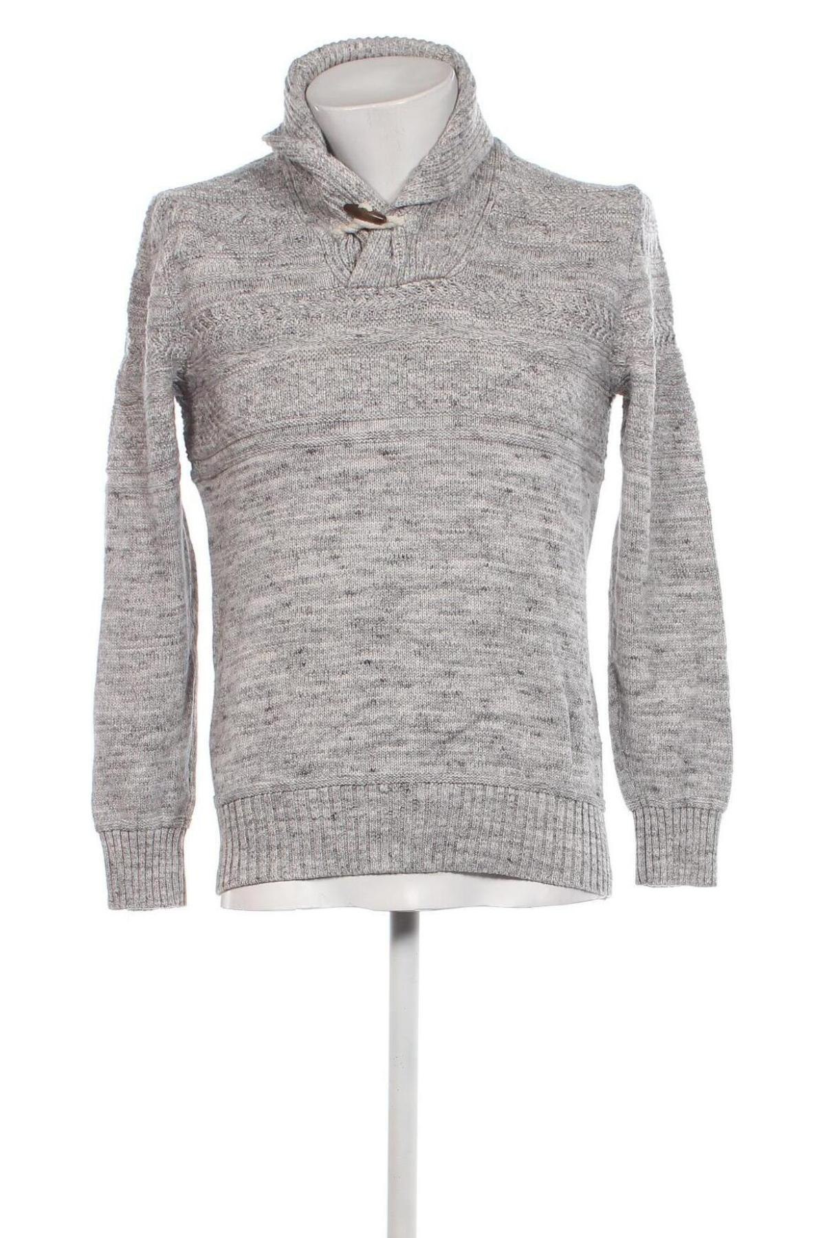 Ανδρικό πουλόβερ H&M L.O.G.G., Μέγεθος M, Χρώμα Γκρί, Τιμή 8,97 €