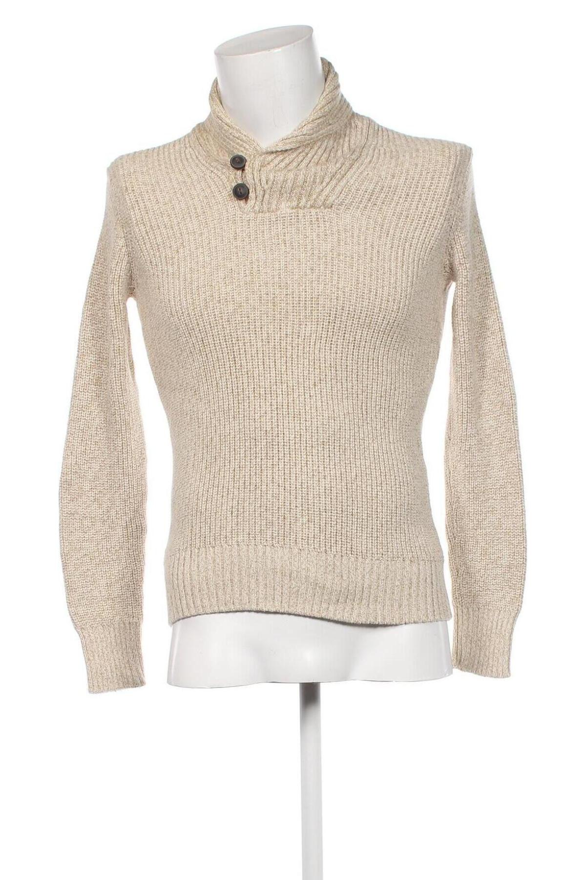 Ανδρικό πουλόβερ H&M L.O.G.G., Μέγεθος S, Χρώμα  Μπέζ, Τιμή 8,07 €