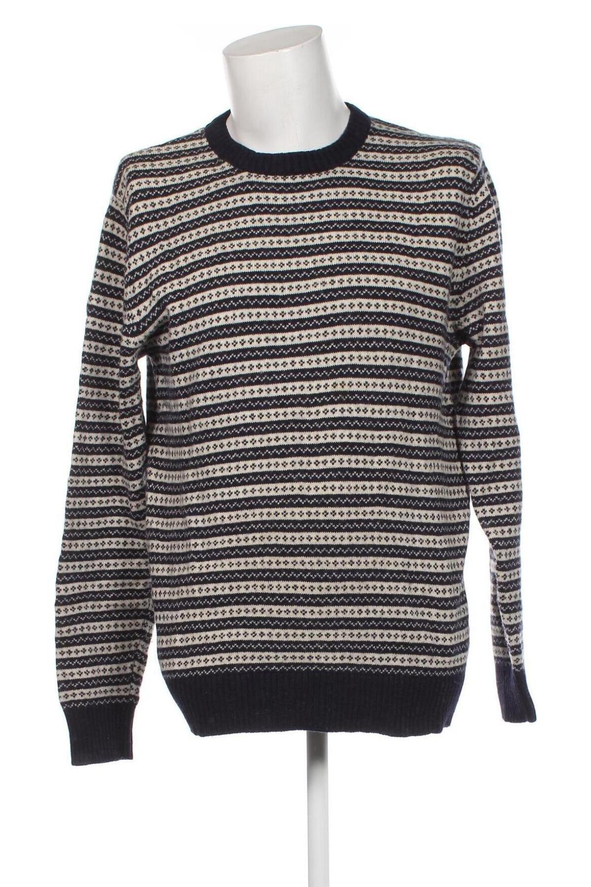 Męski sweter H&M L.O.G.G., Rozmiar XL, Kolor Kolorowy, Cena 37,10 zł