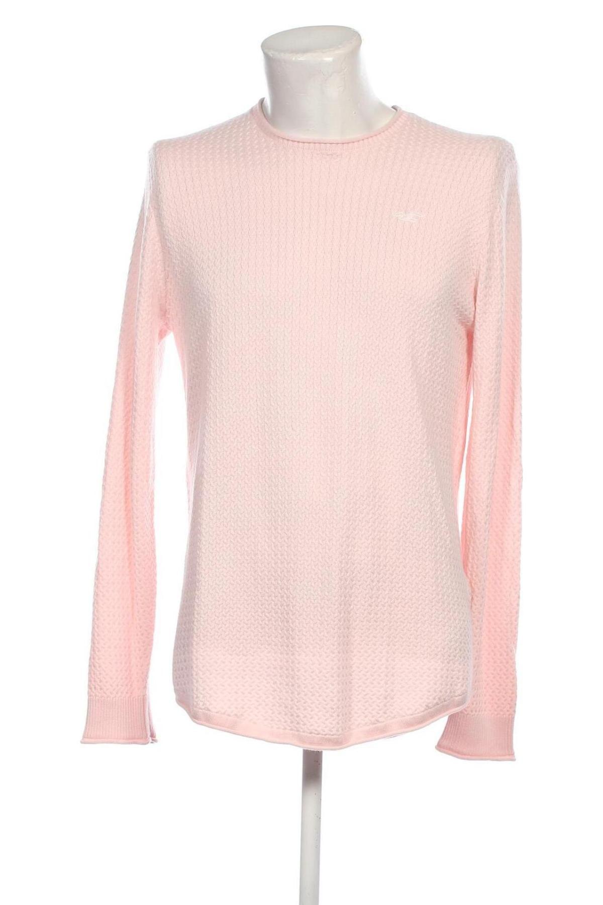 Ανδρικό πουλόβερ Hollister, Μέγεθος L, Χρώμα Ρόζ , Τιμή 19,05 €