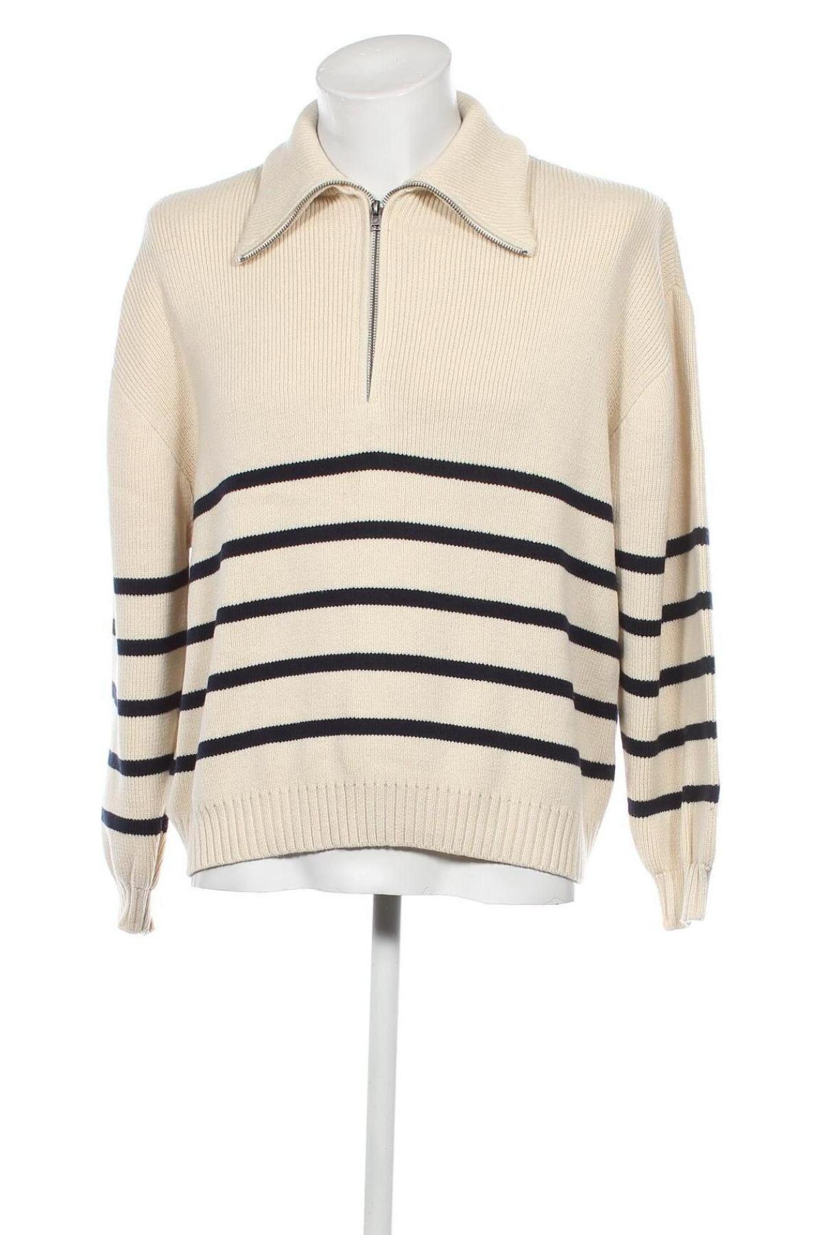 Herrenpullover Hollister, Größe S, Farbe Ecru, Preis € 17,07