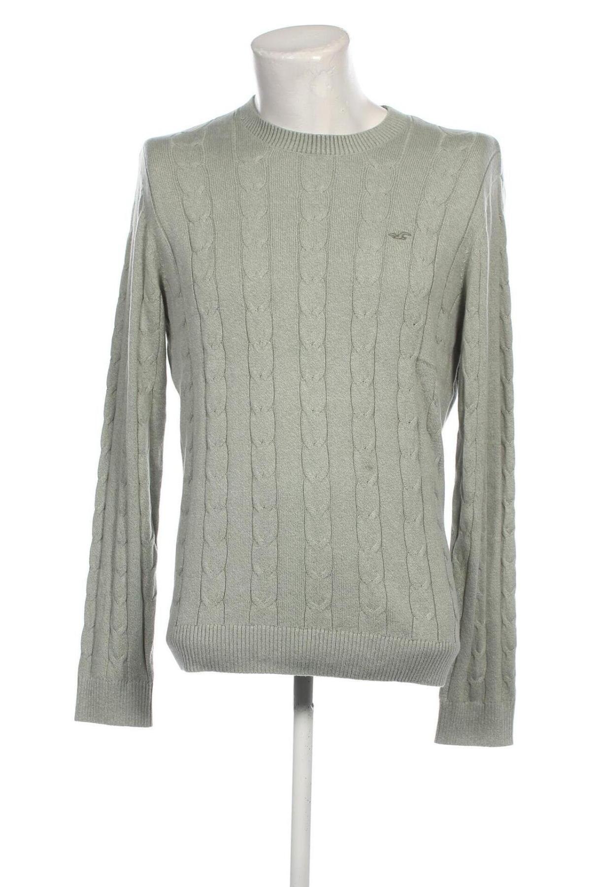 Herrenpullover Hollister, Größe L, Farbe Grün, Preis 20,24 €