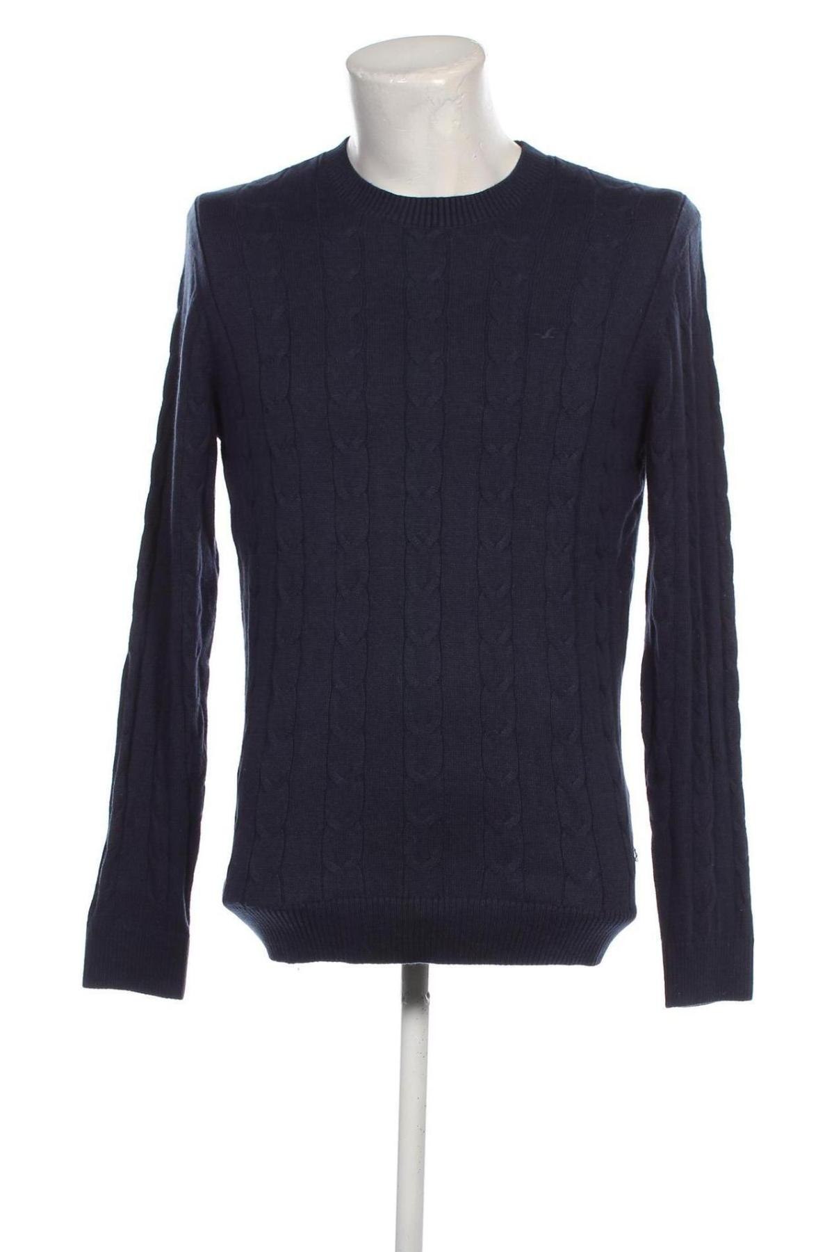 Herrenpullover Hollister, Größe L, Farbe Blau, Preis 39,69 €