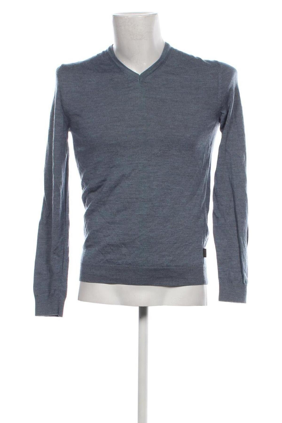 Herrenpullover Hugo Boss, Größe S, Farbe Blau, Preis 50,53 €