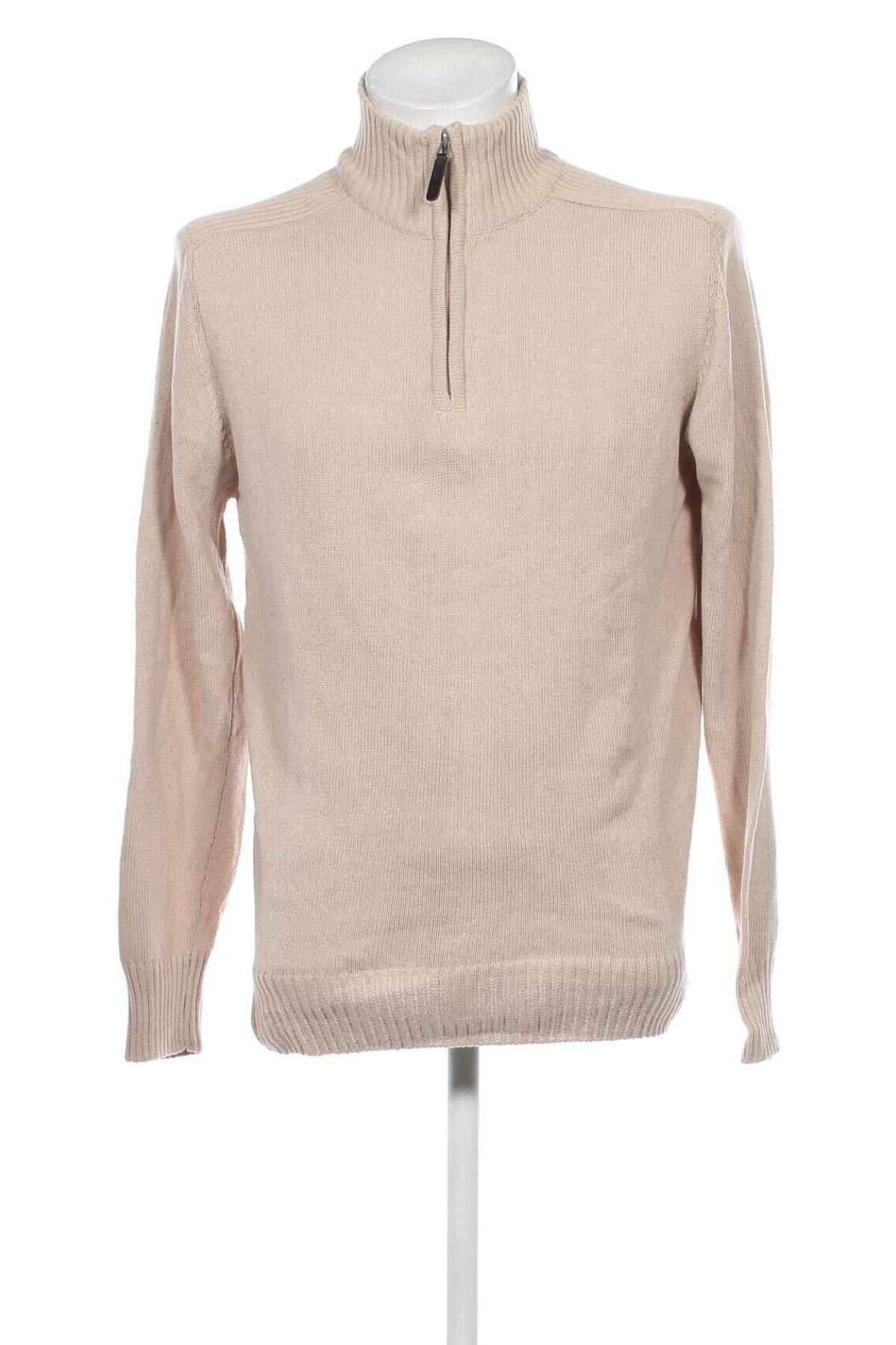 Herrenpullover Identic, Größe L, Farbe Beige, Preis € 20,49