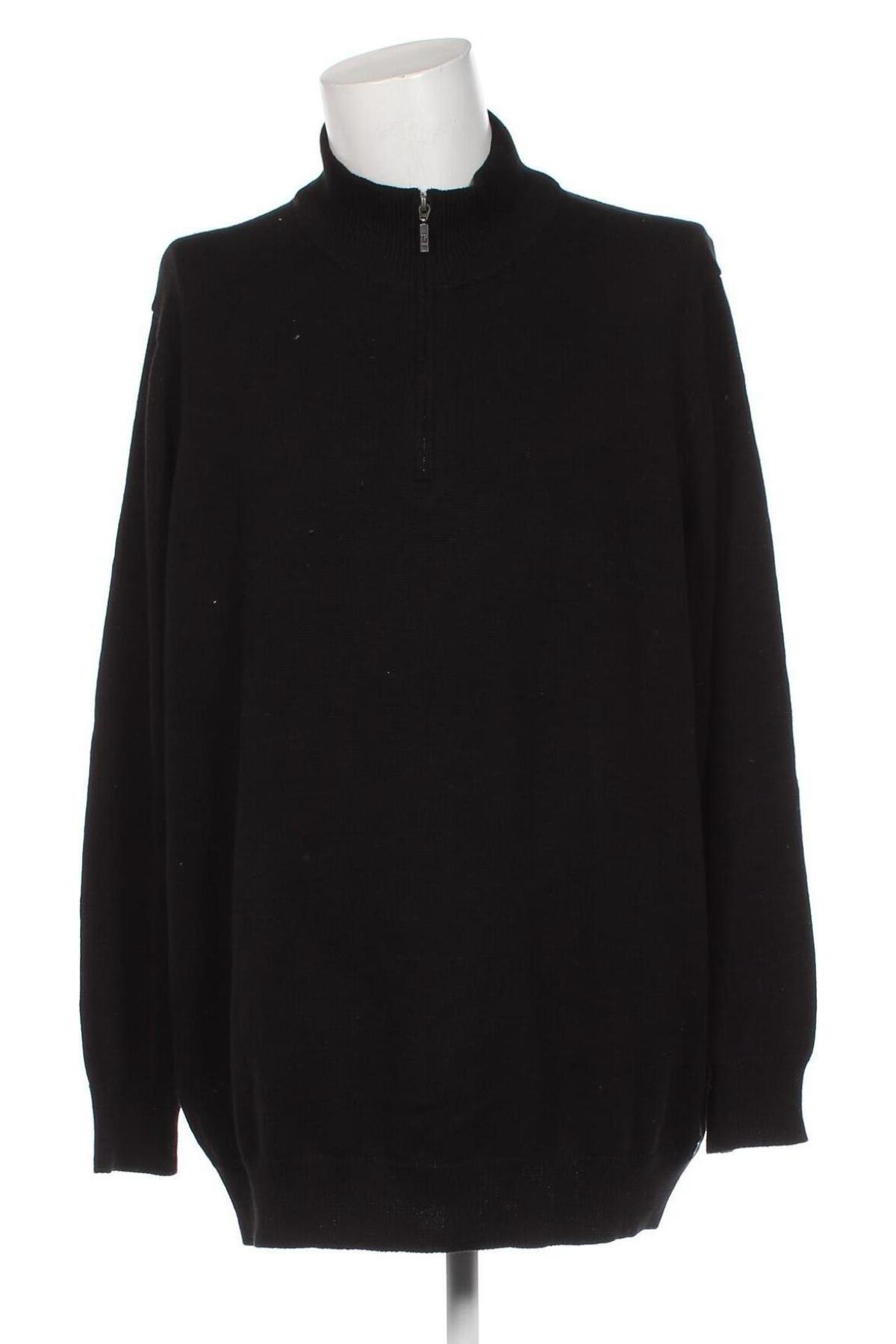 Мъжки пуловер JP 1880, Размер 4XL, Цвят Черен, Цена 42,35 лв.