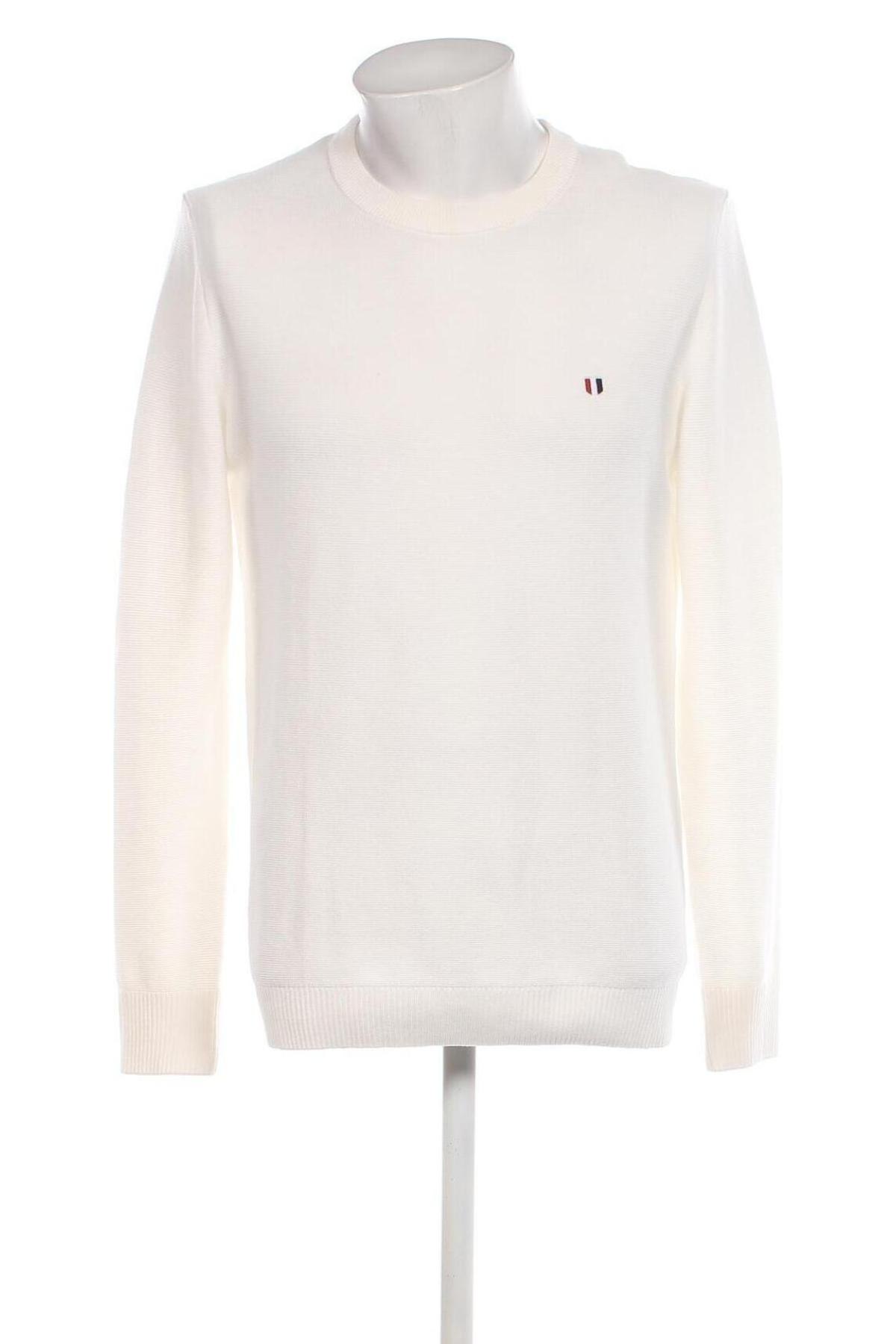 Ανδρικό πουλόβερ Jack & Jones, Μέγεθος L, Χρώμα Λευκό, Τιμή 22,96 €