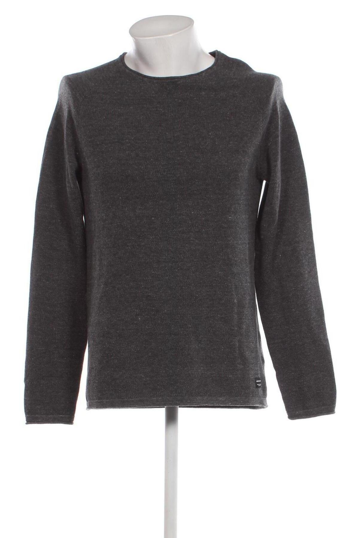 Herrenpullover Jack & Jones, Größe M, Farbe Grau, Preis 9,99 €