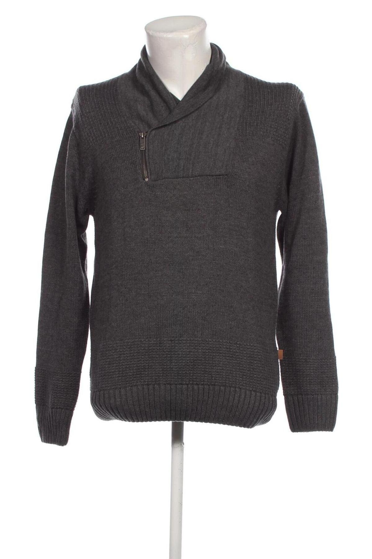 Herrenpullover Jack & Jones, Größe L, Farbe Grau, Preis 38,58 €