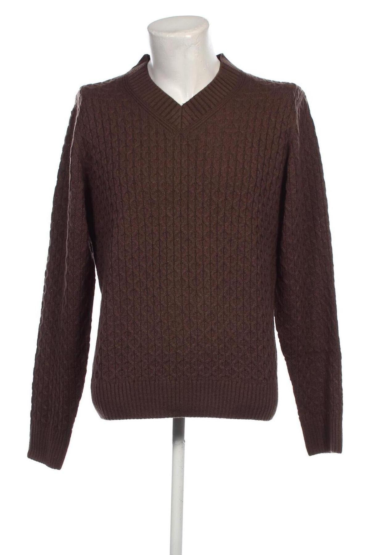 Męski sweter Jack & Jones, Rozmiar L, Kolor Brązowy, Cena 92,99 zł