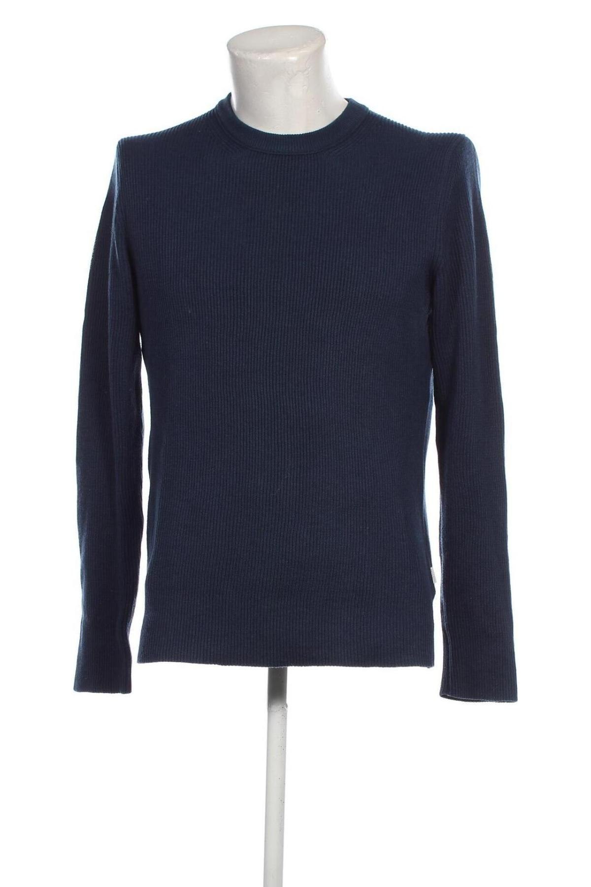 Herrenpullover Jack & Jones, Größe L, Farbe Blau, Preis 26,03 €