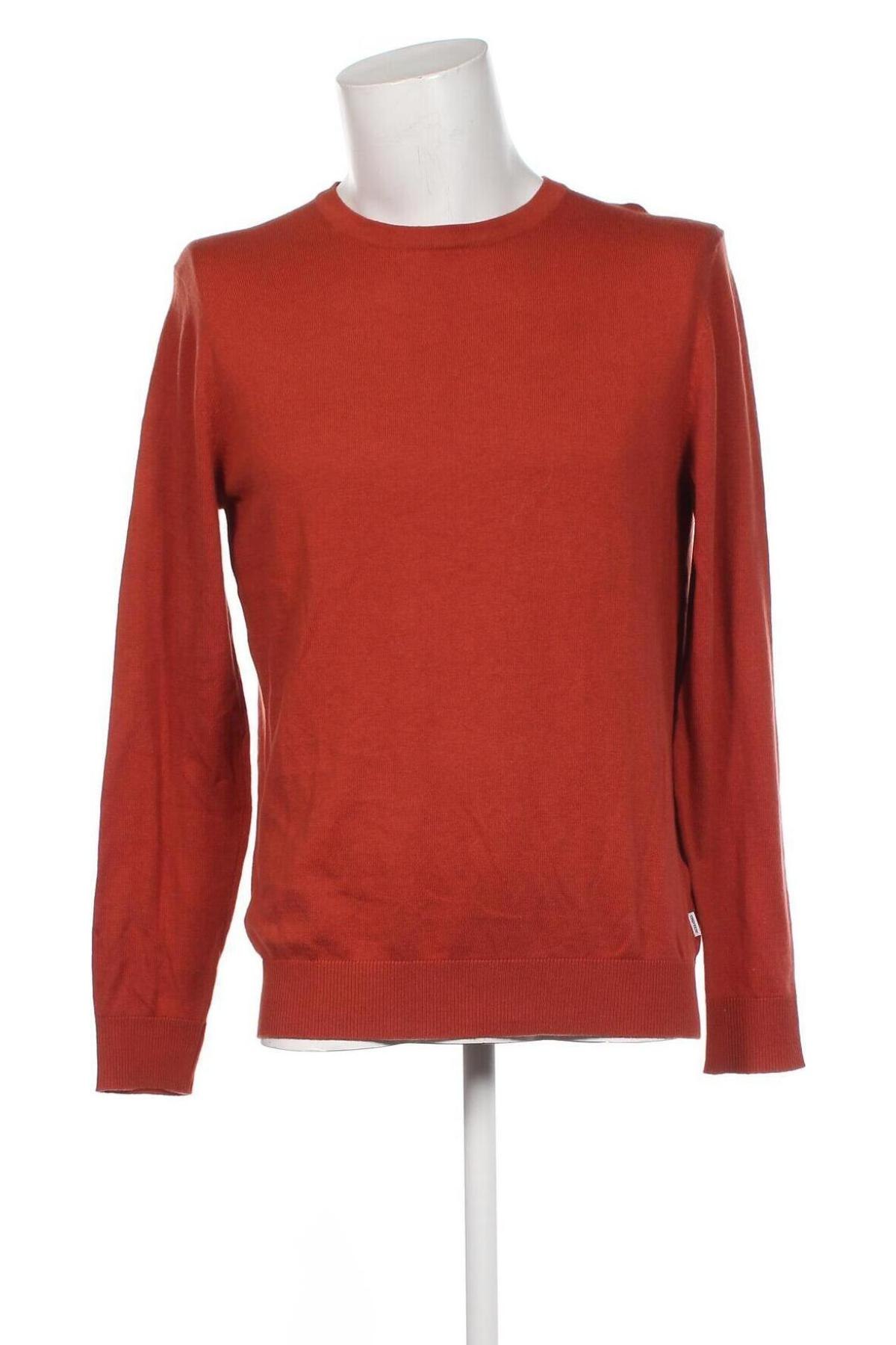 Herrenpullover Jack & Jones, Größe L, Farbe Orange, Preis 26,03 €