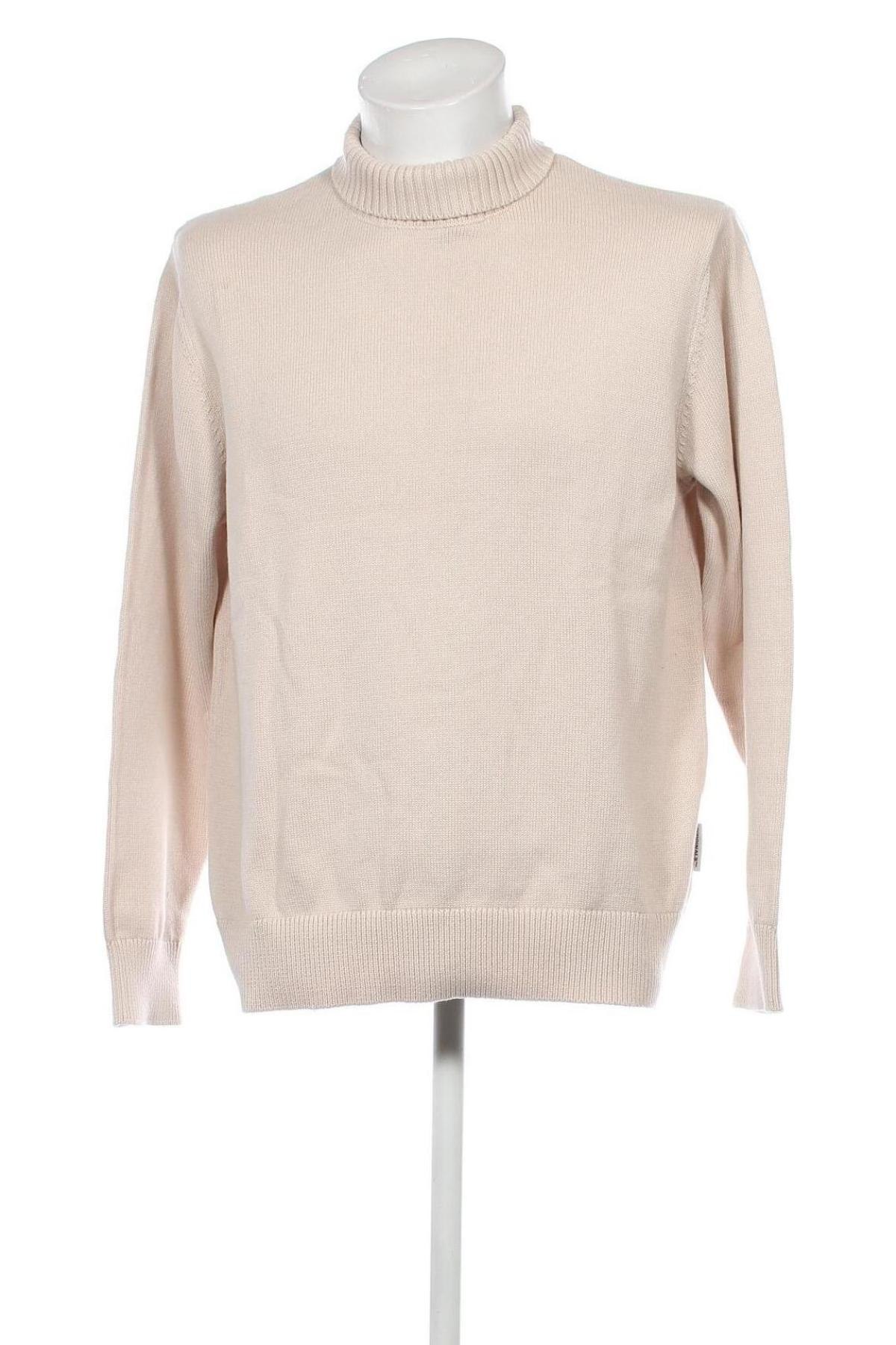 Herrenpullover Jack & Jones, Größe L, Farbe Ecru, Preis € 22,96