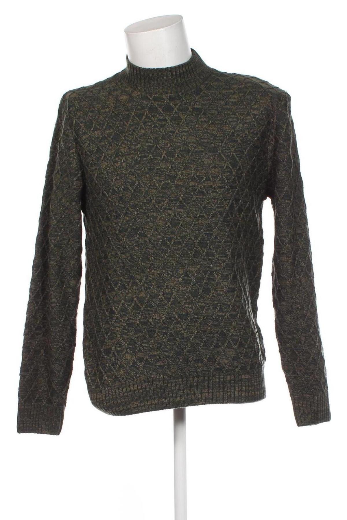 Мъжки пуловер Jack & Jones, Размер M, Цвят Зелен, Цена 47,52 лв.