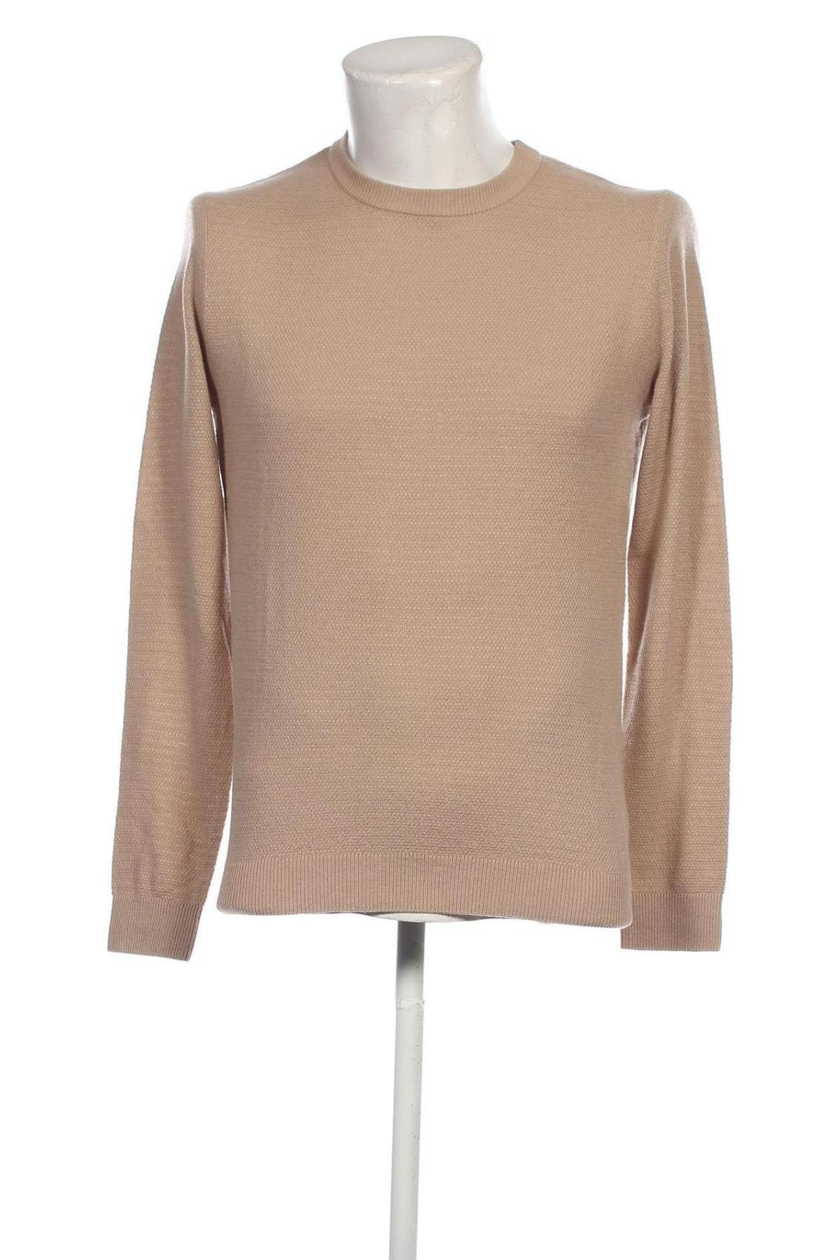 Herrenpullover Jack & Jones, Größe S, Farbe Beige, Preis € 20,41