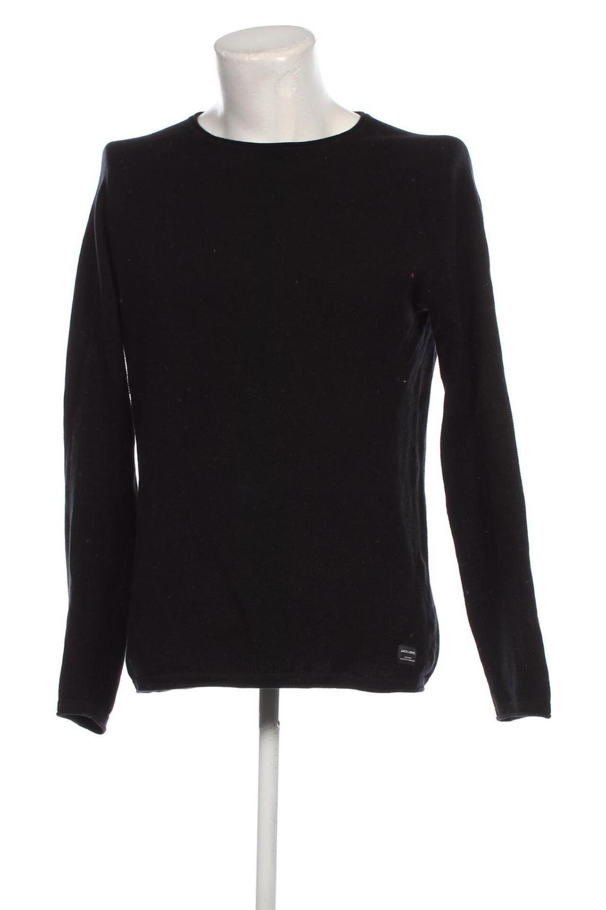 Ανδρικό πουλόβερ Jack & Jones, Μέγεθος L, Χρώμα Μαύρο, Τιμή 12,68 €