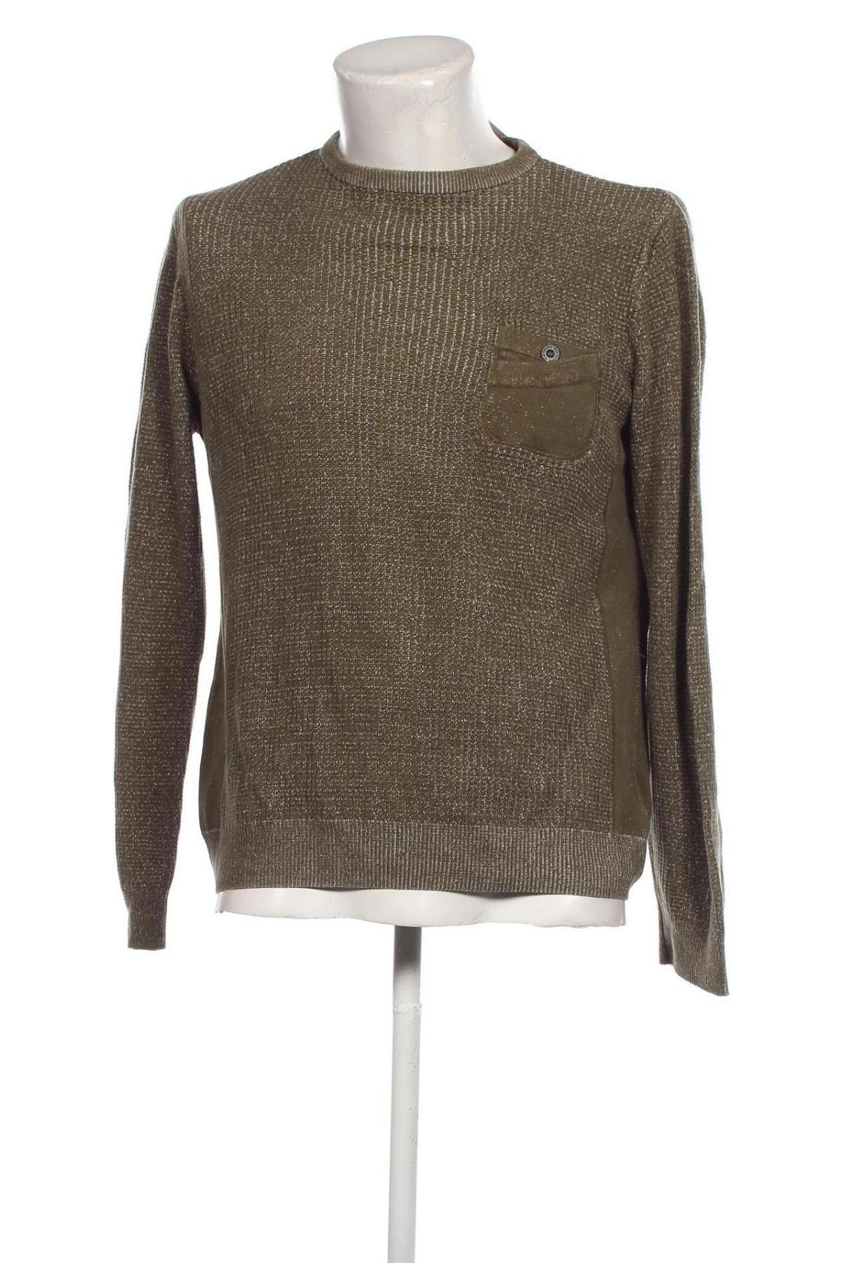Ανδρικό πουλόβερ Jean Pascale, Μέγεθος L, Χρώμα Πράσινο, Τιμή 7,18 €