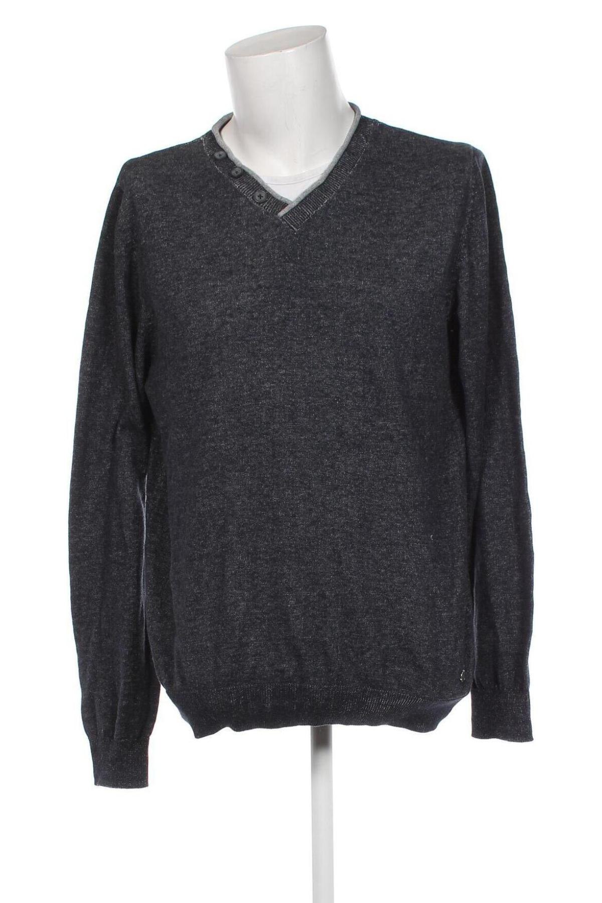 Ανδρικό πουλόβερ Jean Pascale, Μέγεθος XL, Χρώμα Μπλέ, Τιμή 7,18 €