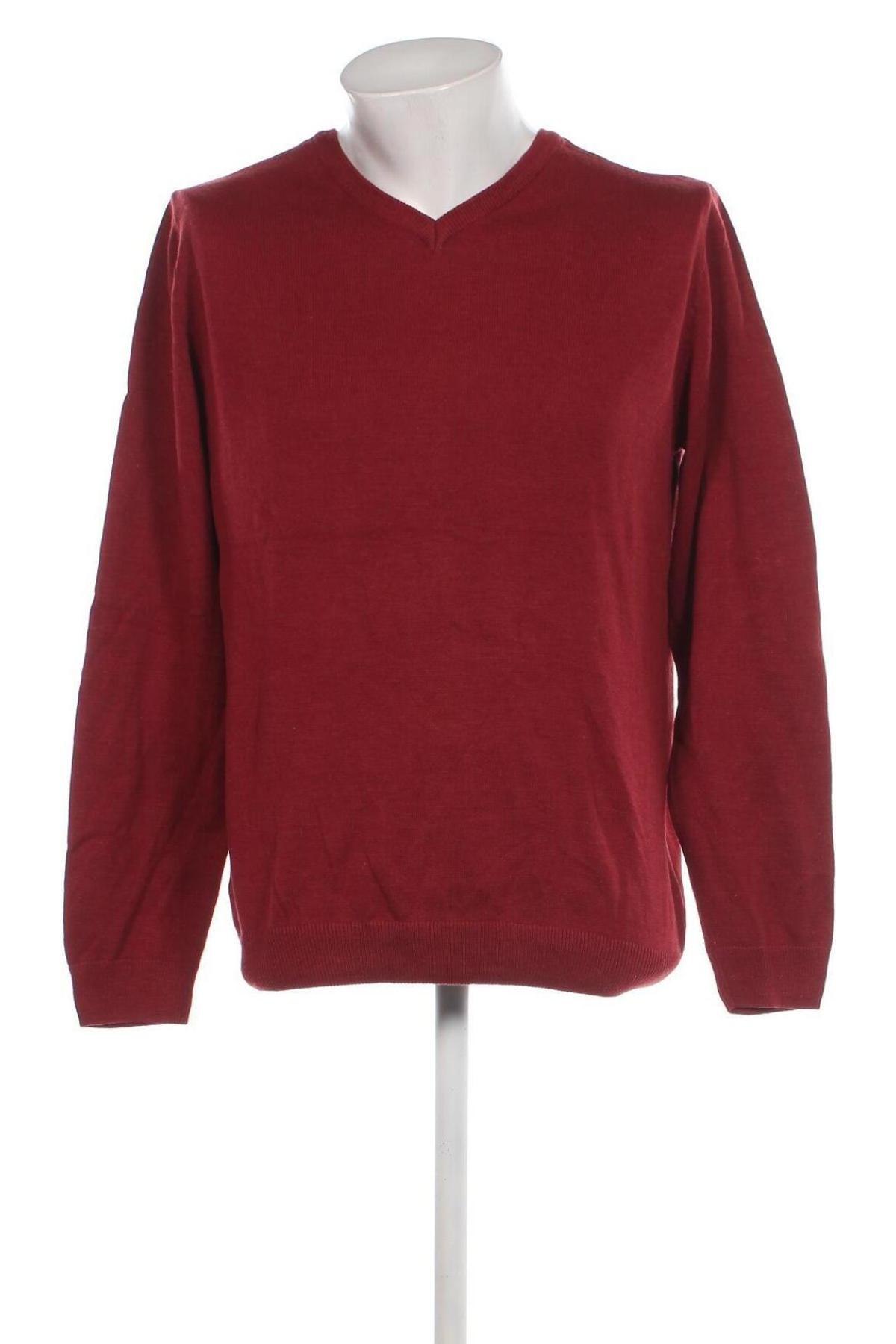 Herrenpullover Jean Pascale, Größe XL, Farbe Rot, Preis 11,91 €