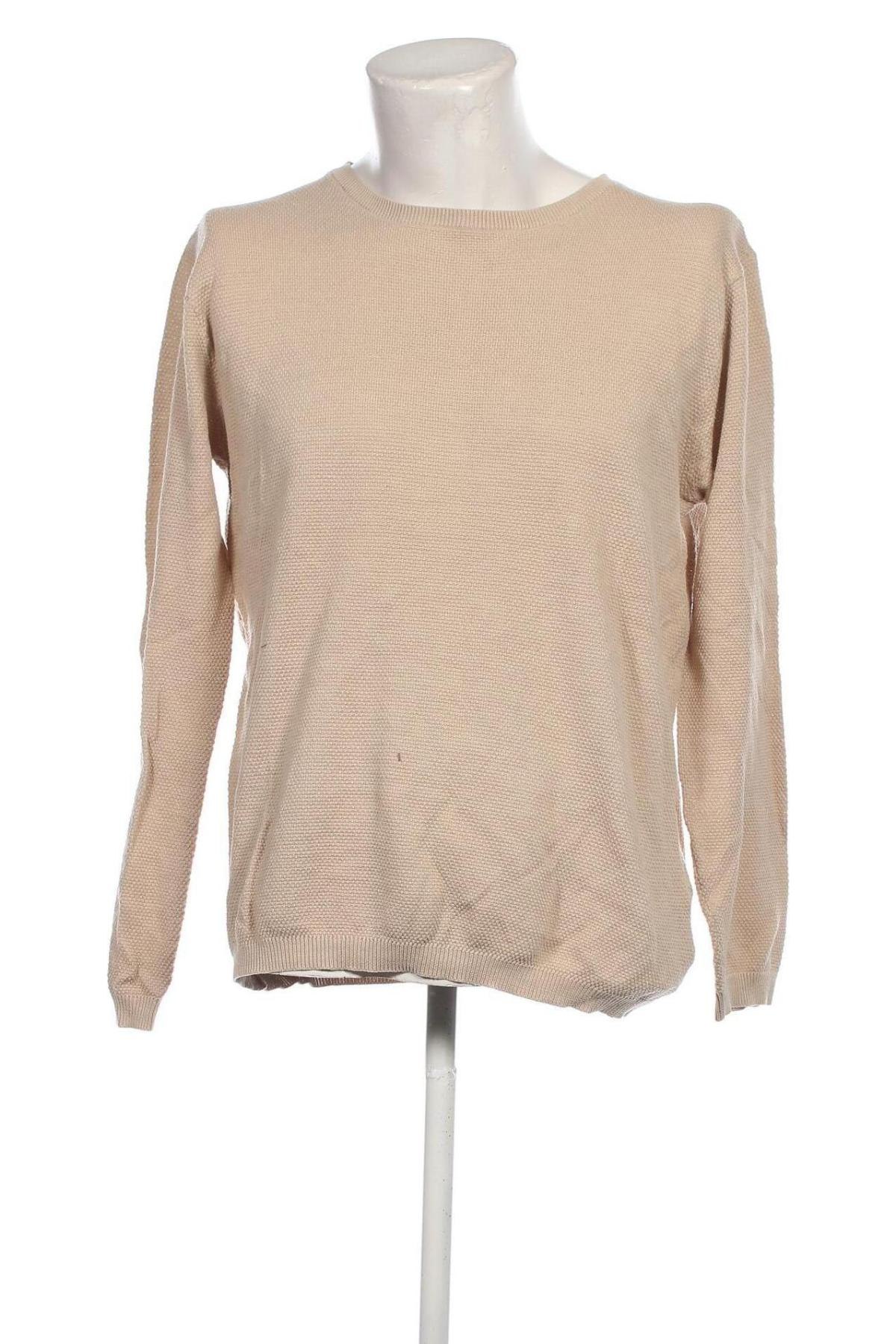 Herrenpullover Jean Pascale, Größe 3XL, Farbe Beige, Preis 10,09 €