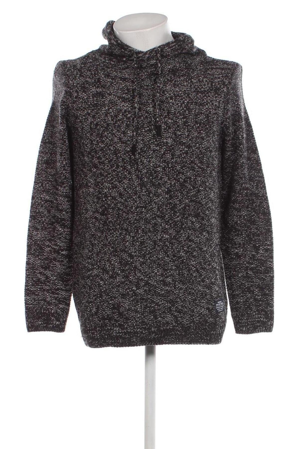 Мъжки пуловер John Devin, Размер L, Цвят Сив, Цена 15,37 лв.