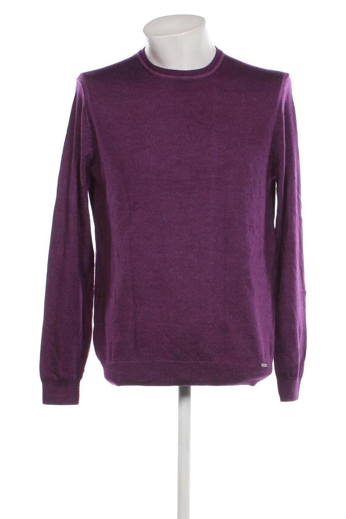 Herrenpullover Olymp, Größe L, Farbe Lila, Preis 36,67 €