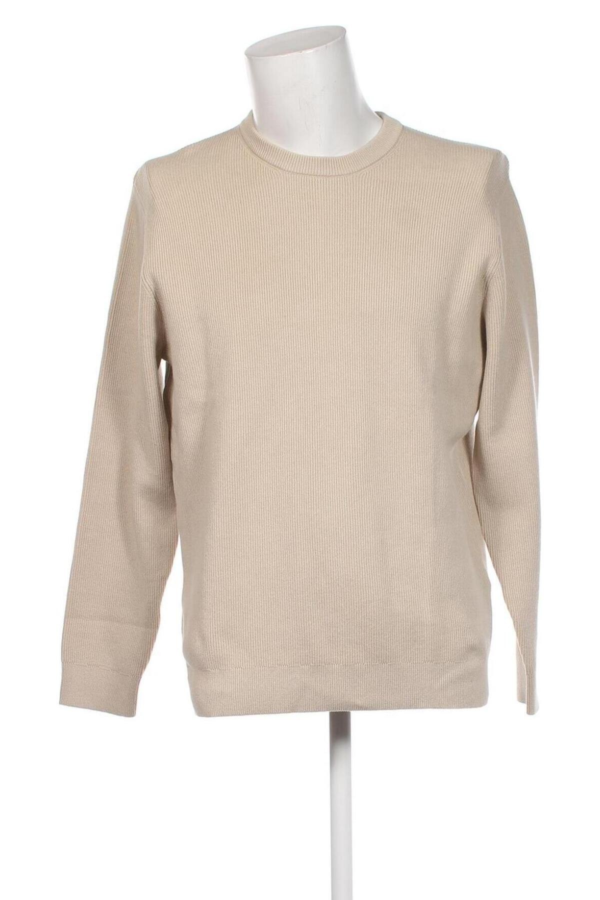 Ανδρικό πουλόβερ Only & Sons, Μέγεθος M, Χρώμα  Μπέζ, Τιμή 11,38 €
