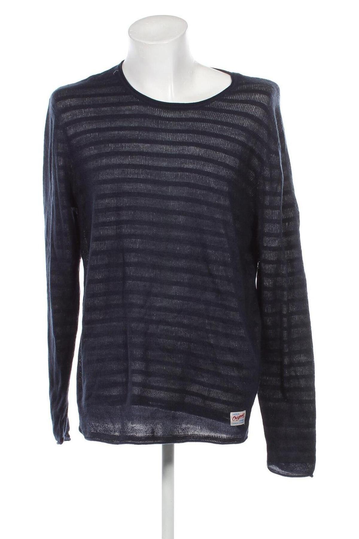 Herrenpullover Originals By Jack & Jones, Größe XL, Farbe Blau, Preis € 11,83