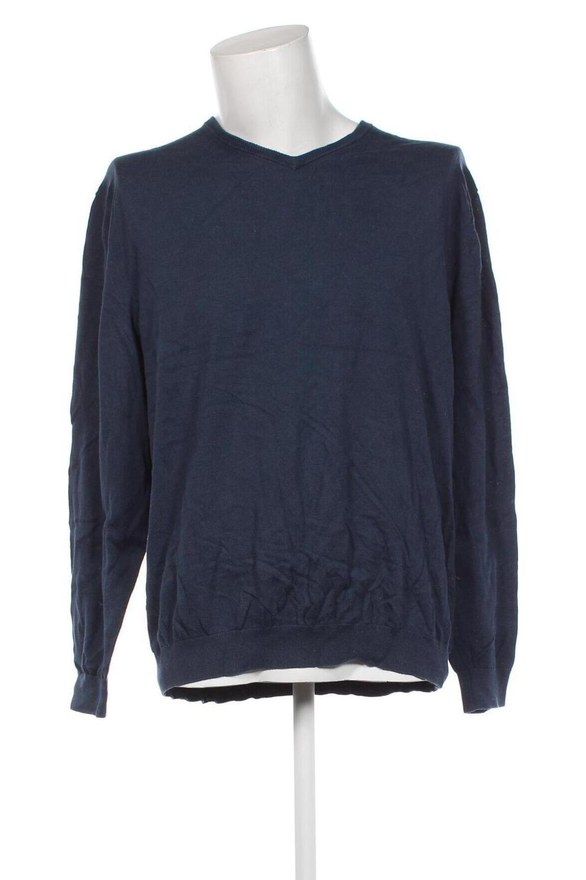 Ανδρικό πουλόβερ Pierre Cardin, Μέγεθος XXL, Χρώμα Μπλέ, Τιμή 15,34 €