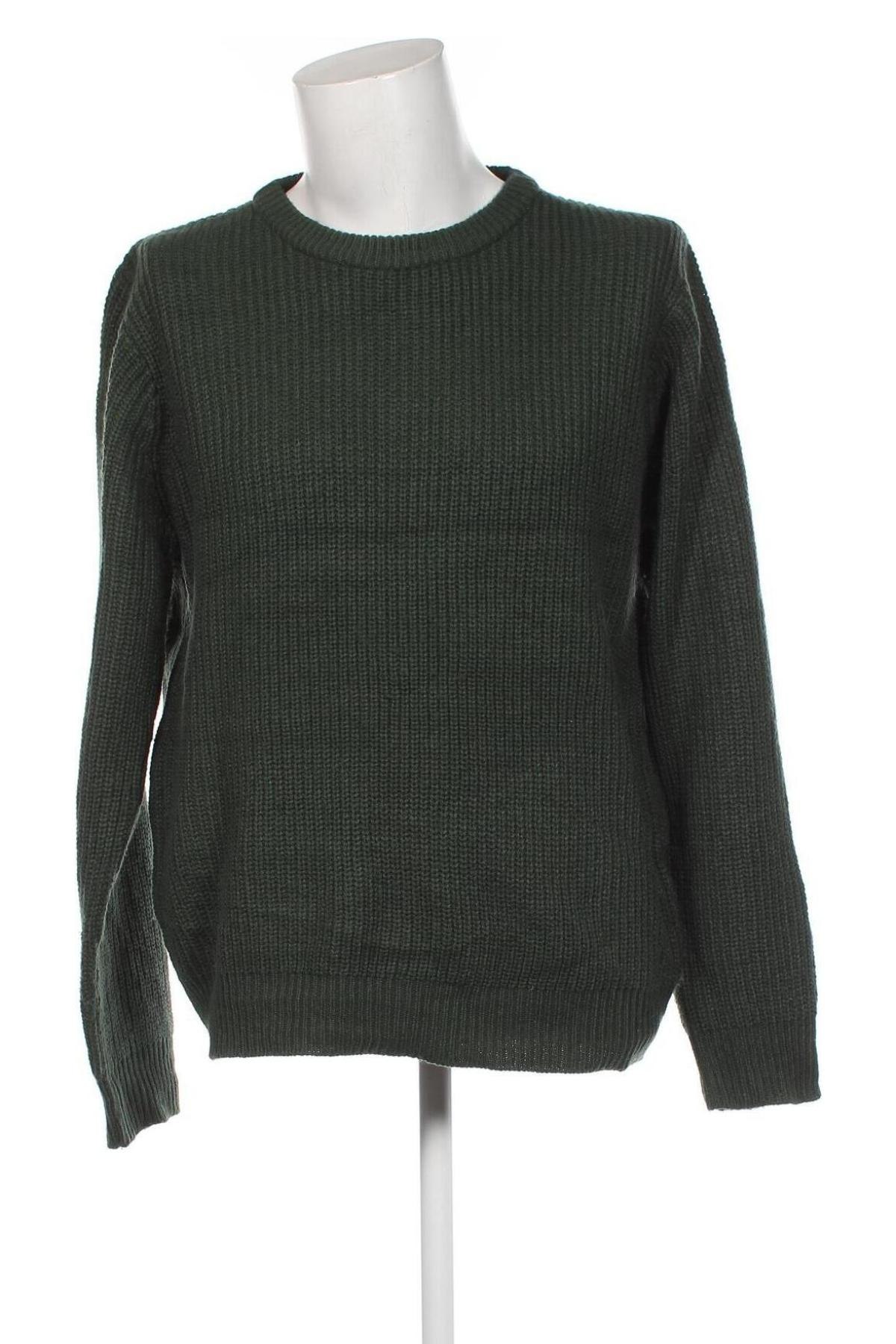 Herrenpullover Rivers, Größe L, Farbe Grün, Preis € 7,49